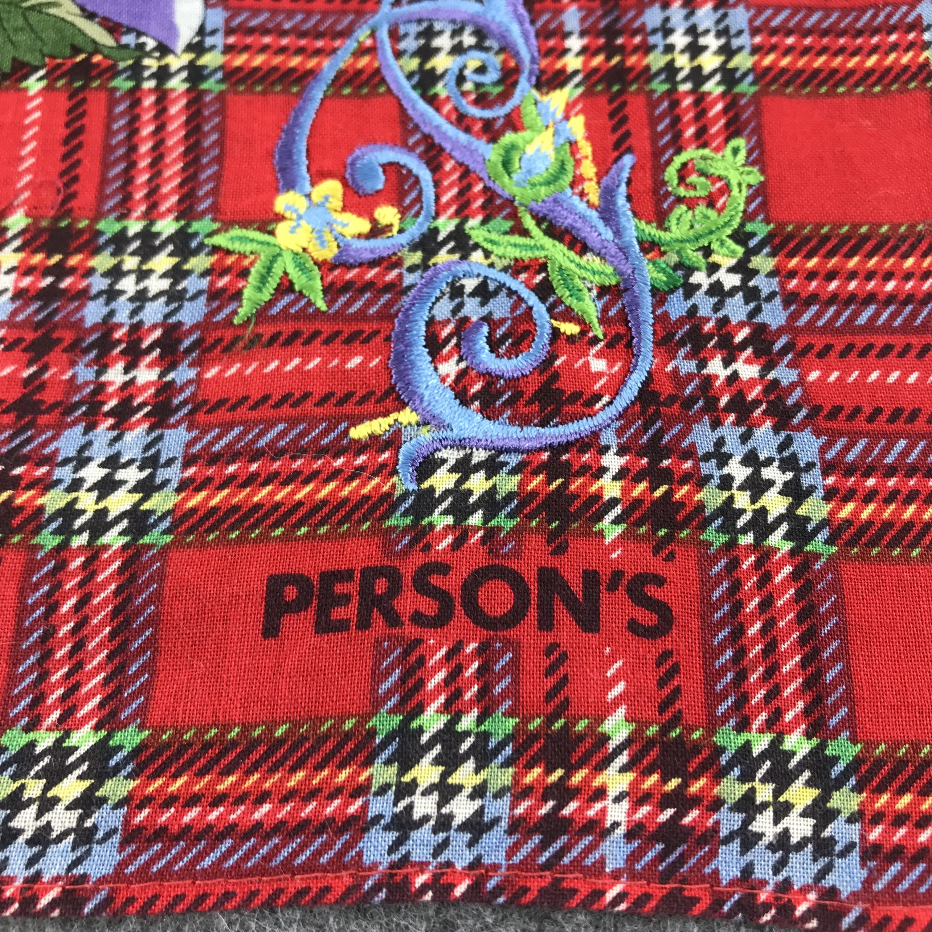Japanese Brand × PERSON'S × Vintage Person's Handkerchief Neckerchief Bandana H257 Size ONE SIZE - 4 Thumbnail