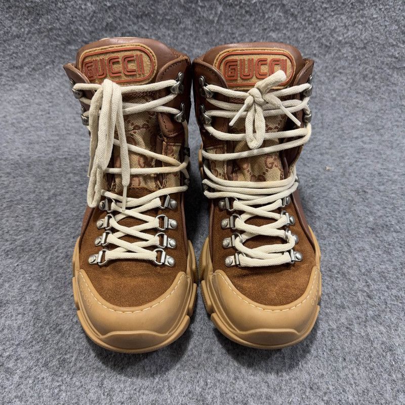 Gucci Gucci Wmns Flashtrek Brick Red Beige Boots Size US 6.5 / EU 39-40 - 1 Thumbnail