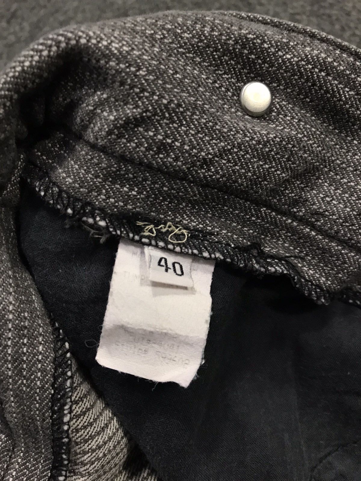 Vintage Striped Denim Indigo Pant Jumper Stretchable Waist Hickory Size US 38 / EU 54 - 7 Thumbnail
