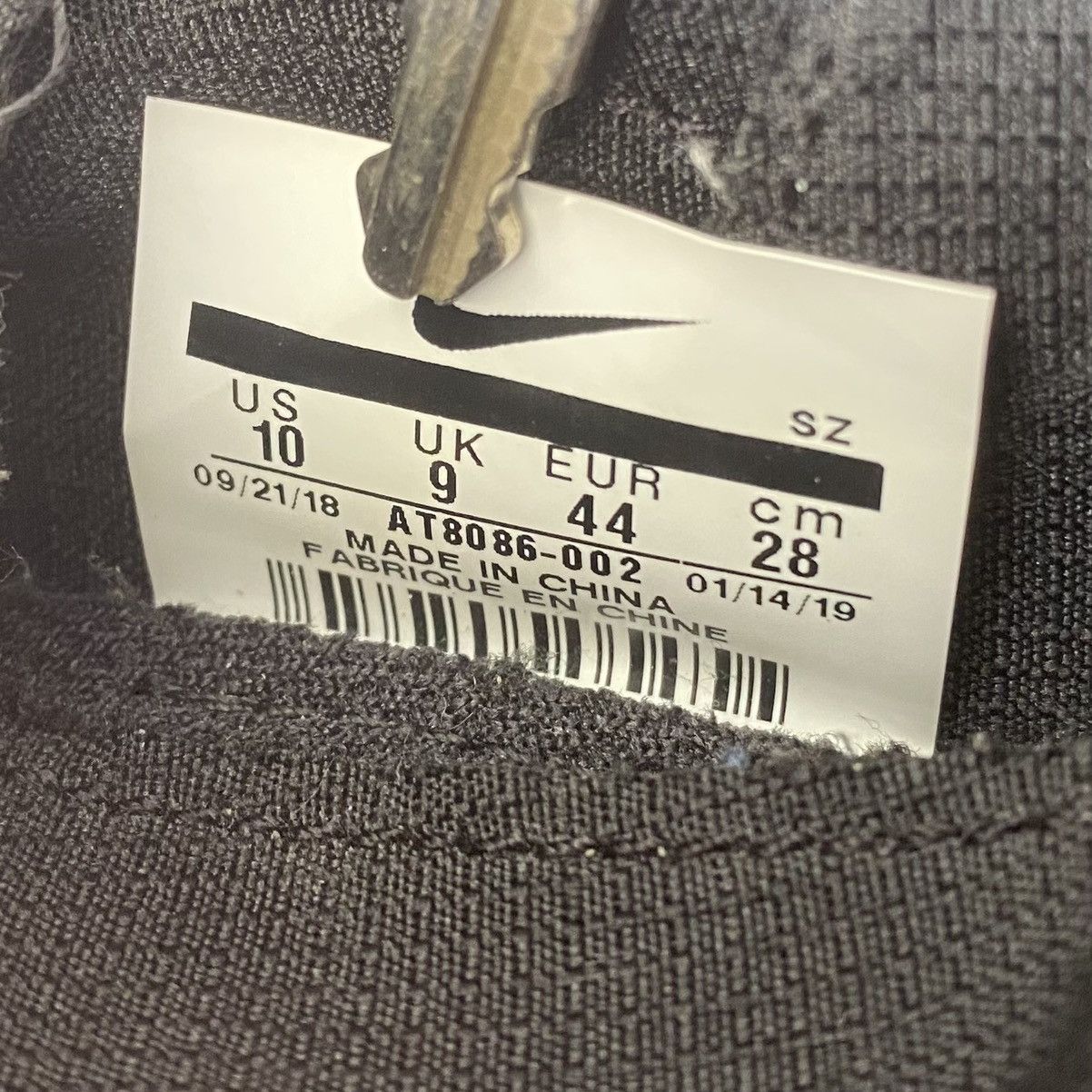 Fear of God × Nike Nike Air Fear of God Moccasin Black Size US 10 / EU 43 - 13 Thumbnail