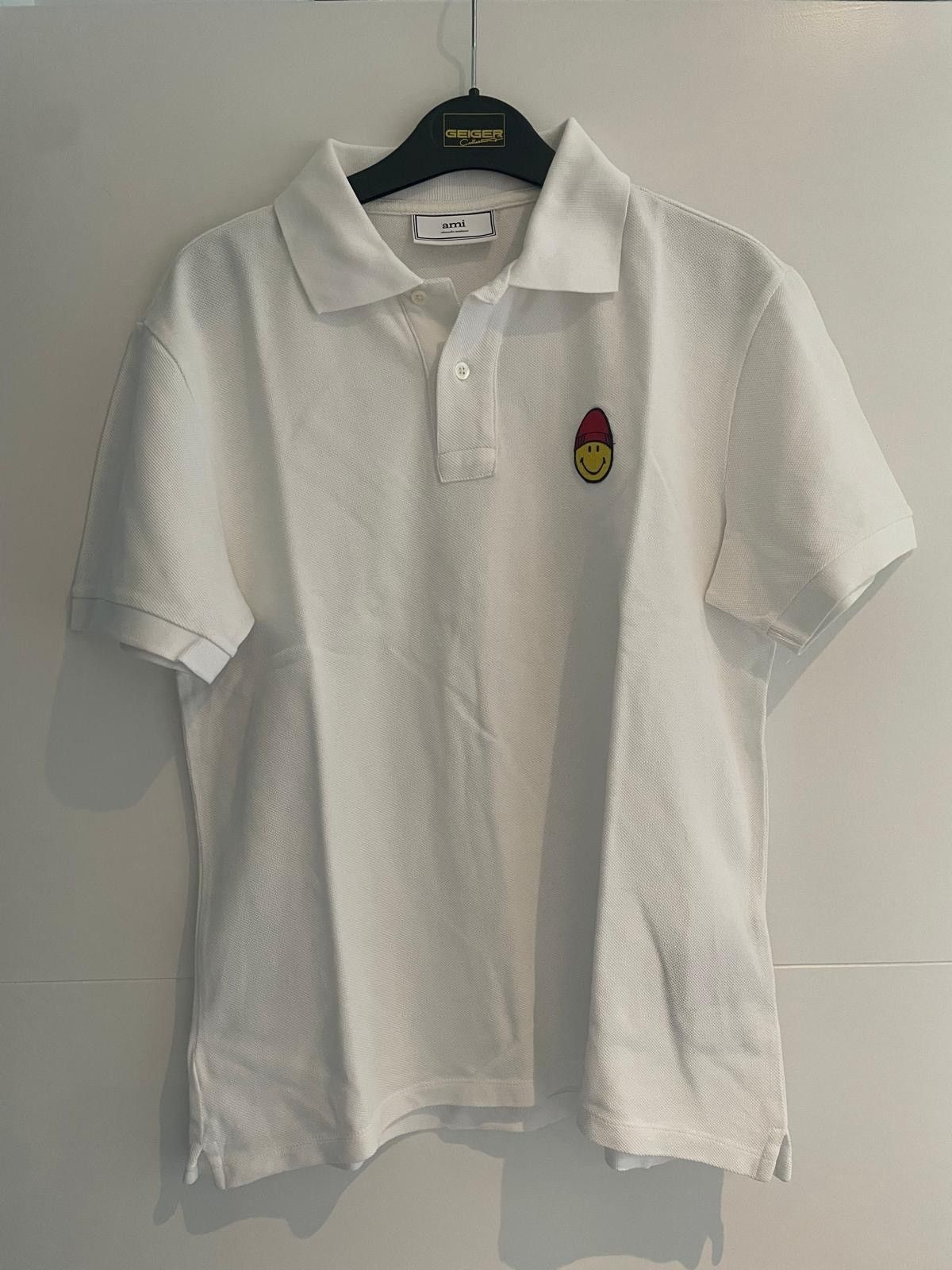 AMI White Ami polo Size US S / EU 44-46 / 1 - 1 Thumbnail