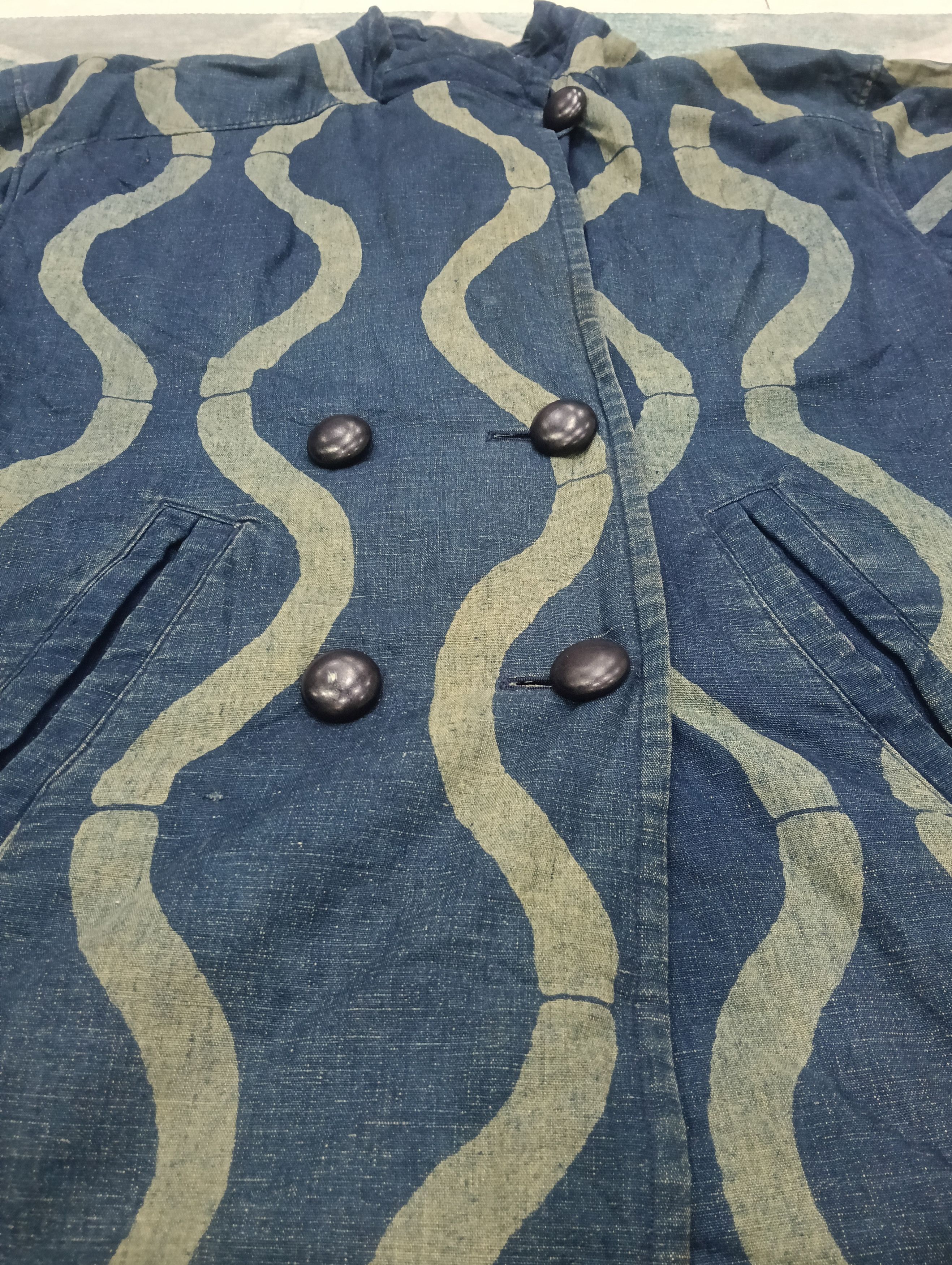 Indigo Blue Indigo SASAKURA GENSHO Japan Brand Size XL / US 12-14 / IT 48-50 - 4 Thumbnail