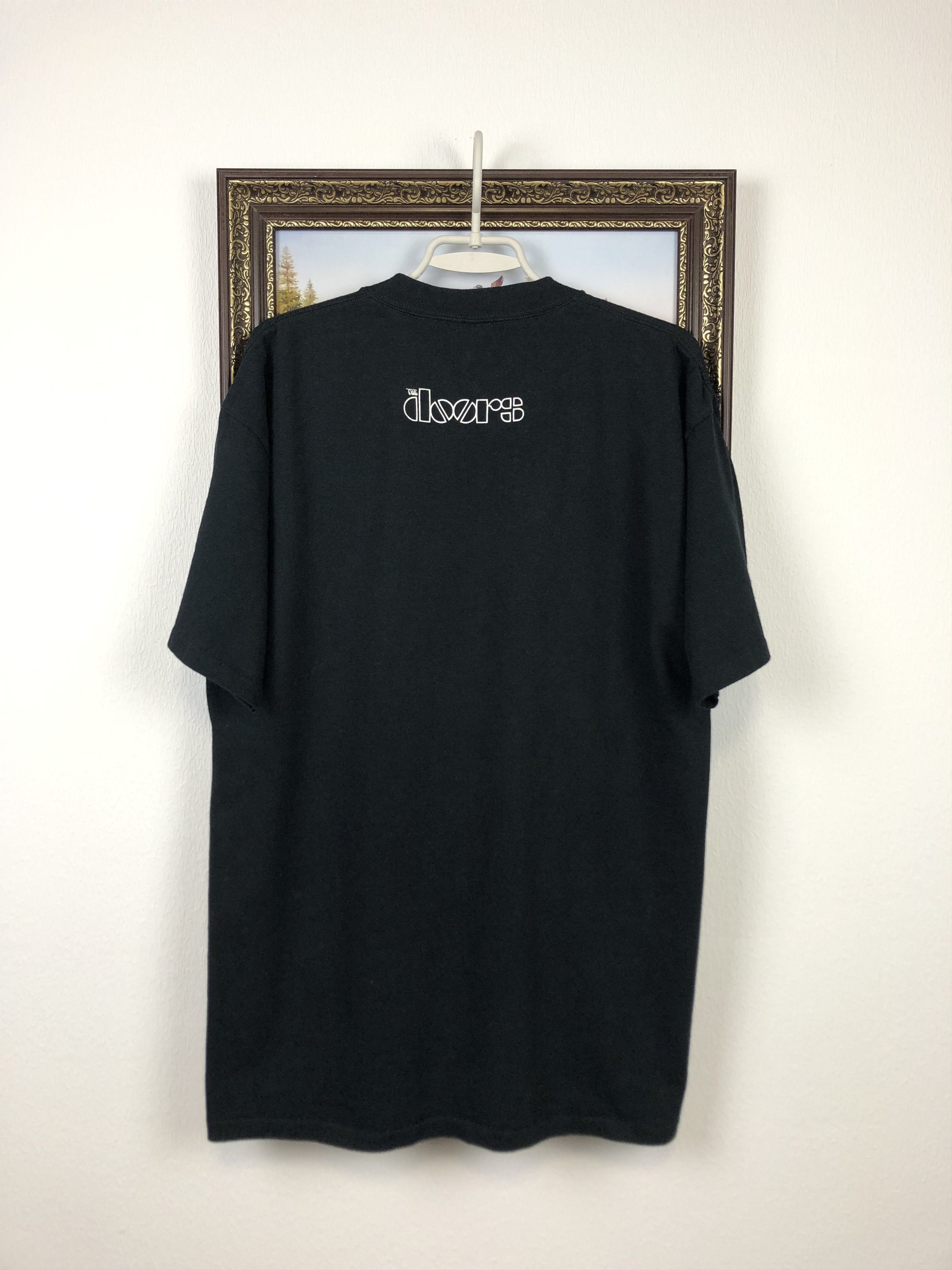 Band Tees Vintage 90's The Doors Jim Morrison Band Tee Shirt Rare Size US XL / EU 56 / 4 - 11 Thumbnail