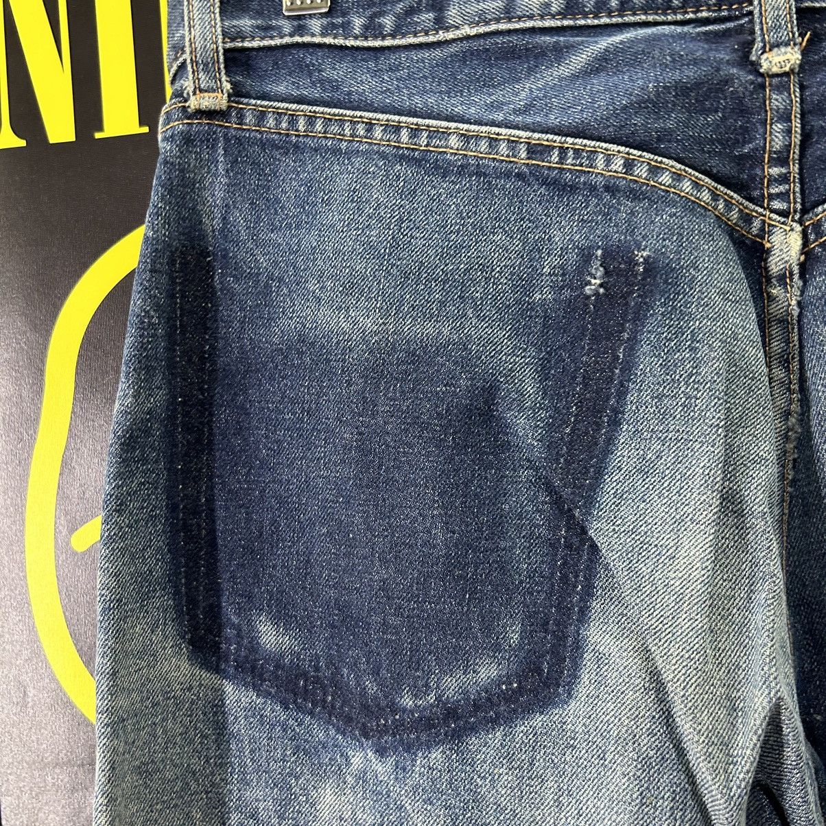 Vintage Vintage Japanese Brand Single R Distressed Denim Size US 32 / EU 48 - 16 Thumbnail