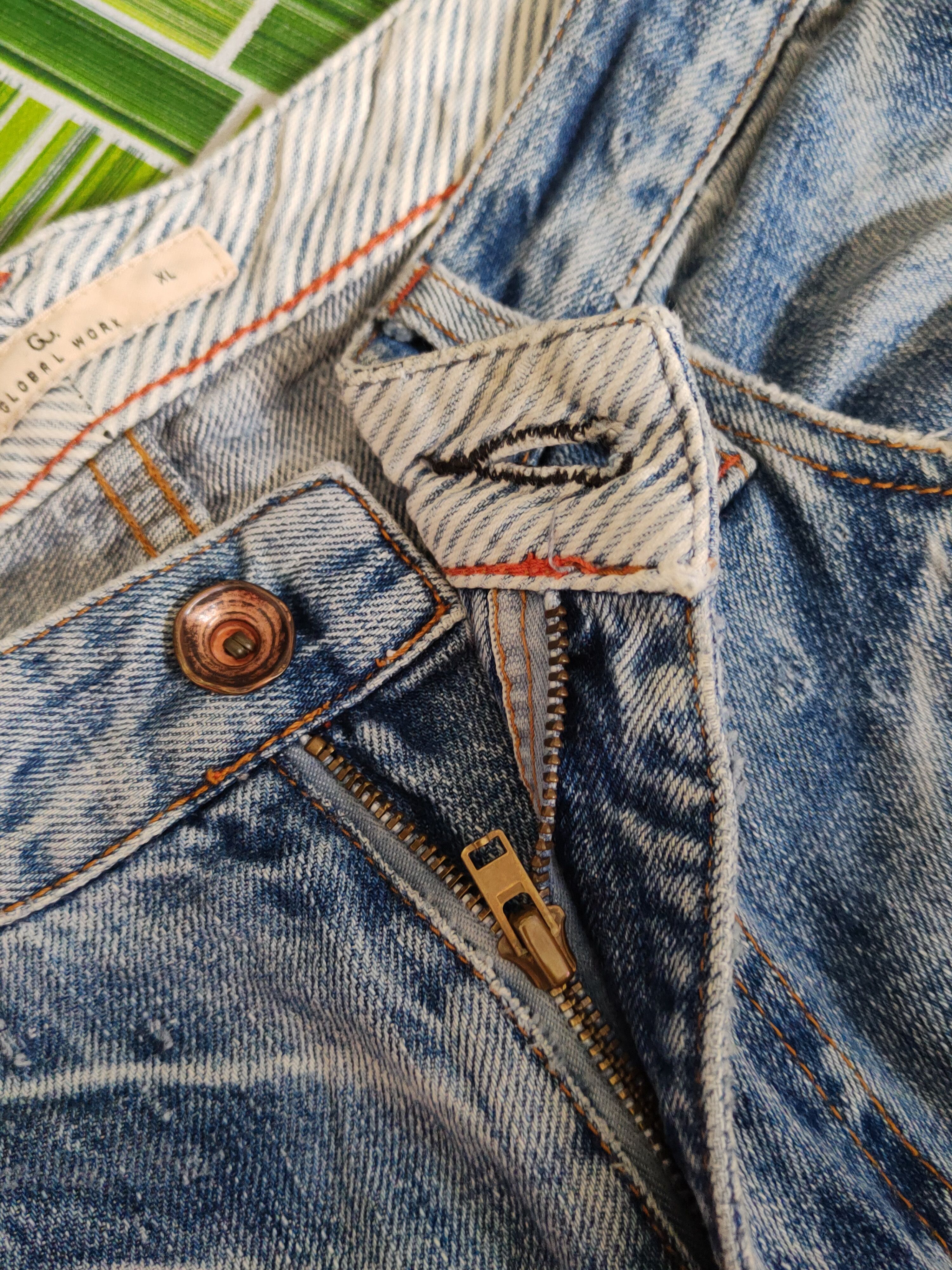Global Work Global Work Blue Distressed Multipocket Denim #S1611 Size US 34 / EU 50 - 13 Thumbnail