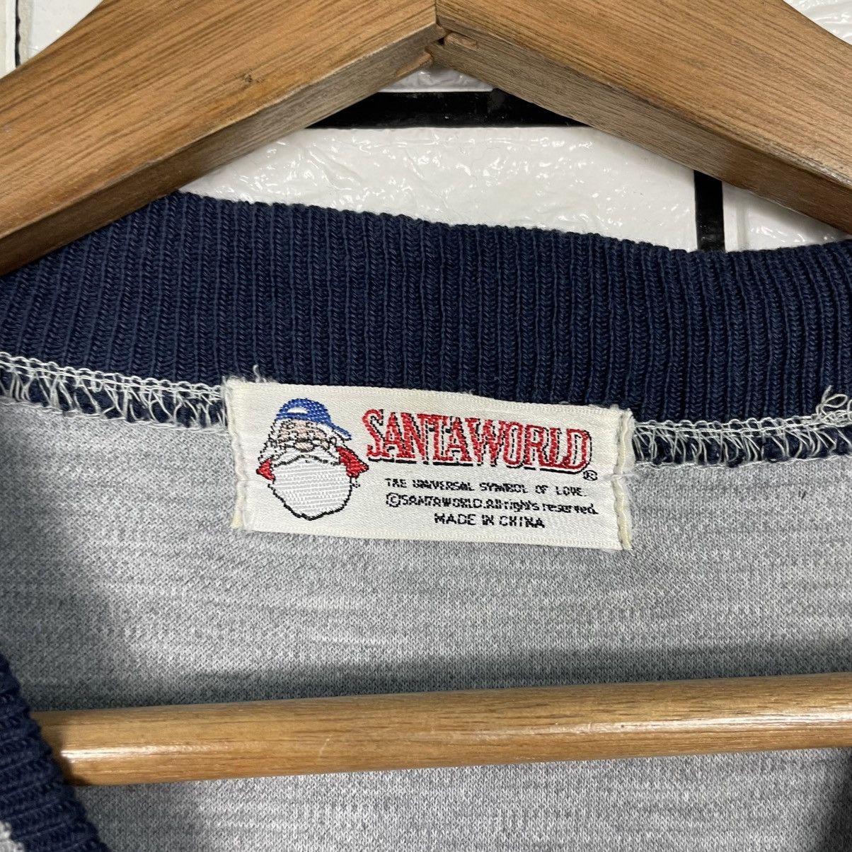 Japanese Brand Santa World Big Print Sweatshirt Size US L / EU 52-54 / 3 - 12 Thumbnail