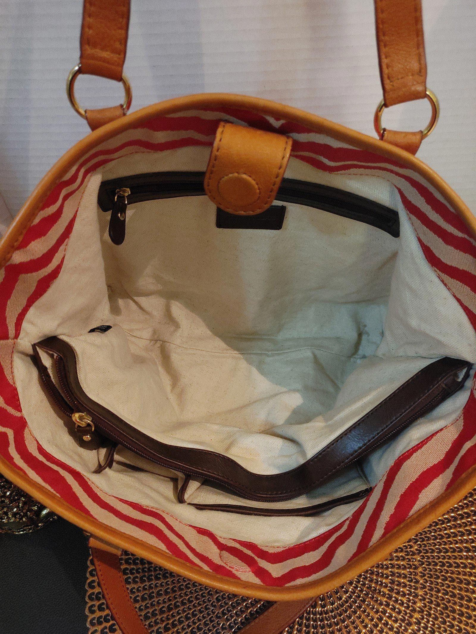 Designer Antonio Melani Zebra Striped Becky Tote Size ONE SIZE - 8 Thumbnail