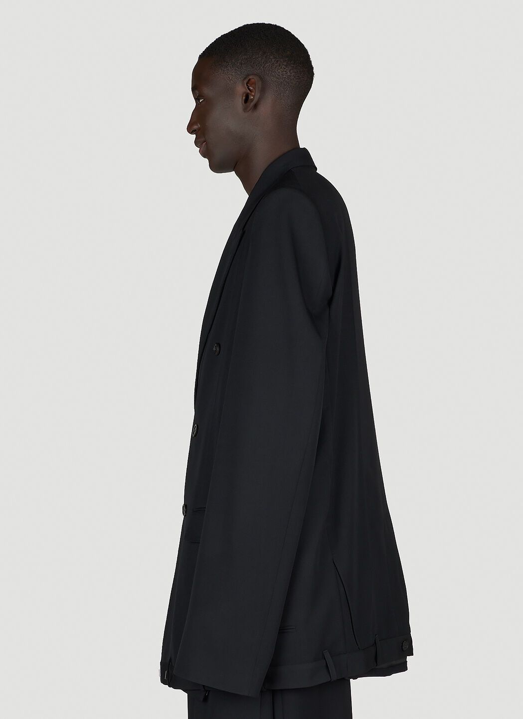 Balenciaga o1srvl11e1124 Deconstructed Jacket in Black Size US S / EU 44-46 / 1 - 5 Thumbnail