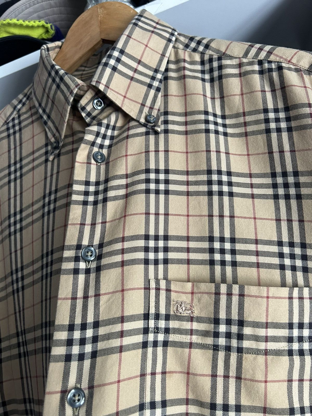 Burberry Vintage Burberry nova check shirt Size US XL / EU 56 / 4 - 3 Thumbnail
