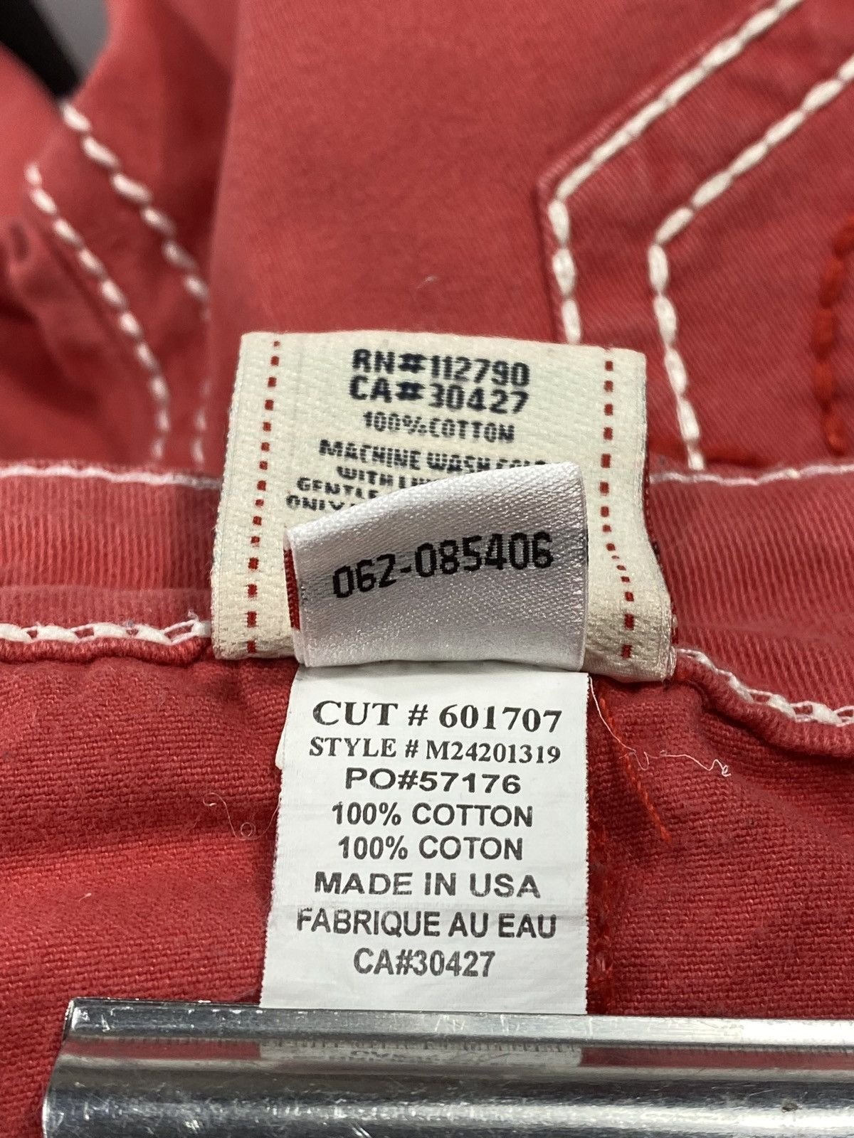 True Religion 🔥LASTDROP🔥 Y2K True Religion Geno Low Rise Coral Pink Pants Size 31" - 18 Thumbnail