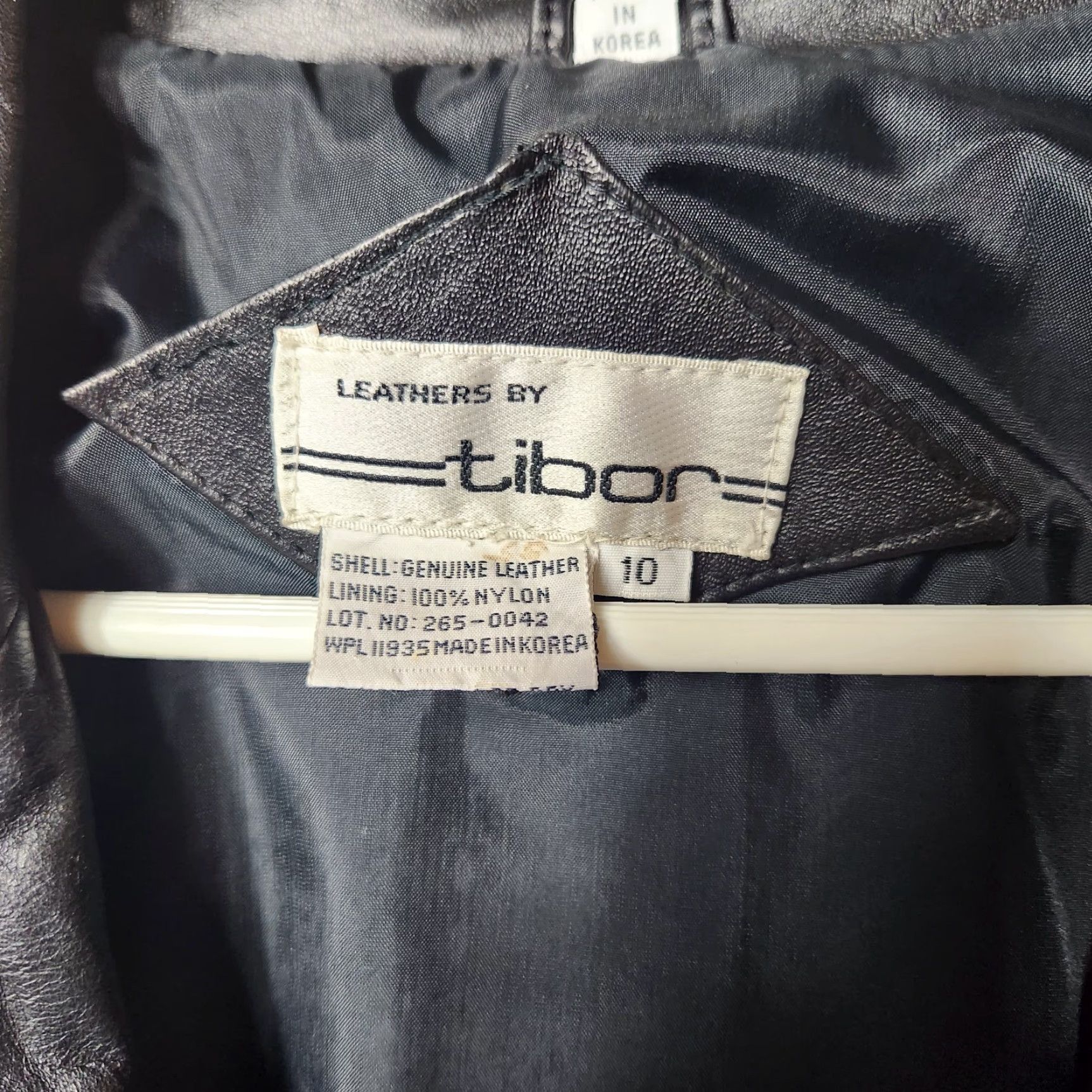 Vintage VINTAGE Tibor Blazer 90s Black Leather One Button -Size 10 Womens Jacket Size L / US 10 / IT 46 - 3 Thumbnail