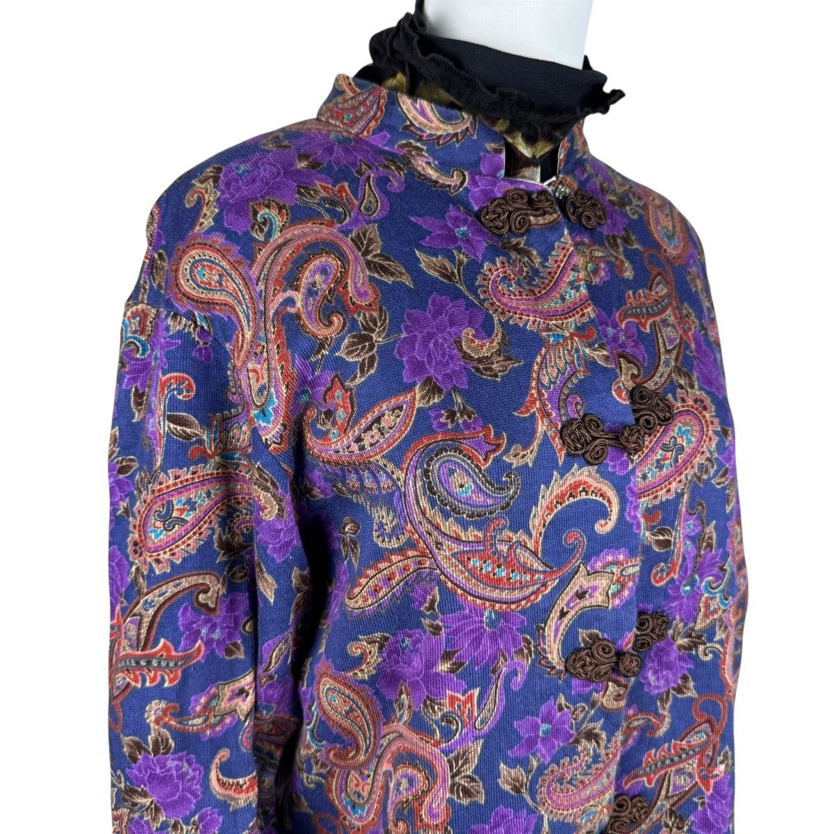 Valentino ☀️VALENTINO GARAVANI BODYWEAR PAISLEY JACKET Size M / US 6-8 / IT 42-44 - 2 Thumbnail