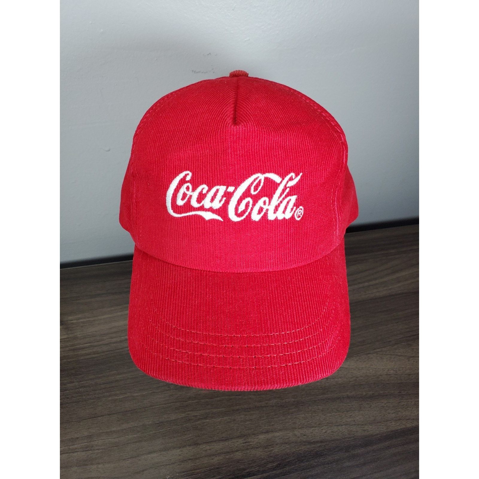 Coca Cola × Vintage Coca Cola Script Corduroy Hat Snapback Cap Louisville Coke Size ONE SIZE - 4 Thumbnail