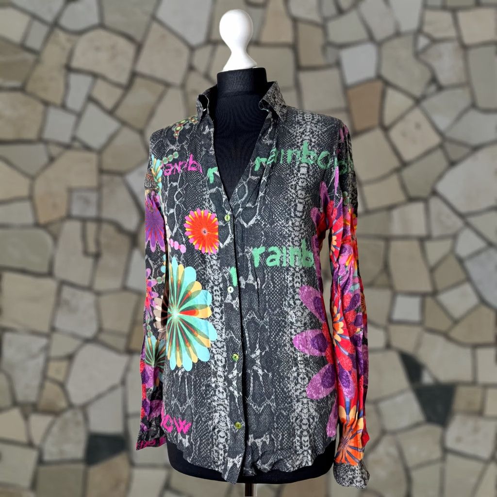 Desigual Desigual womens shirt S Multicoloured Size S / US 4 / IT 40 - 1 Thumbnail