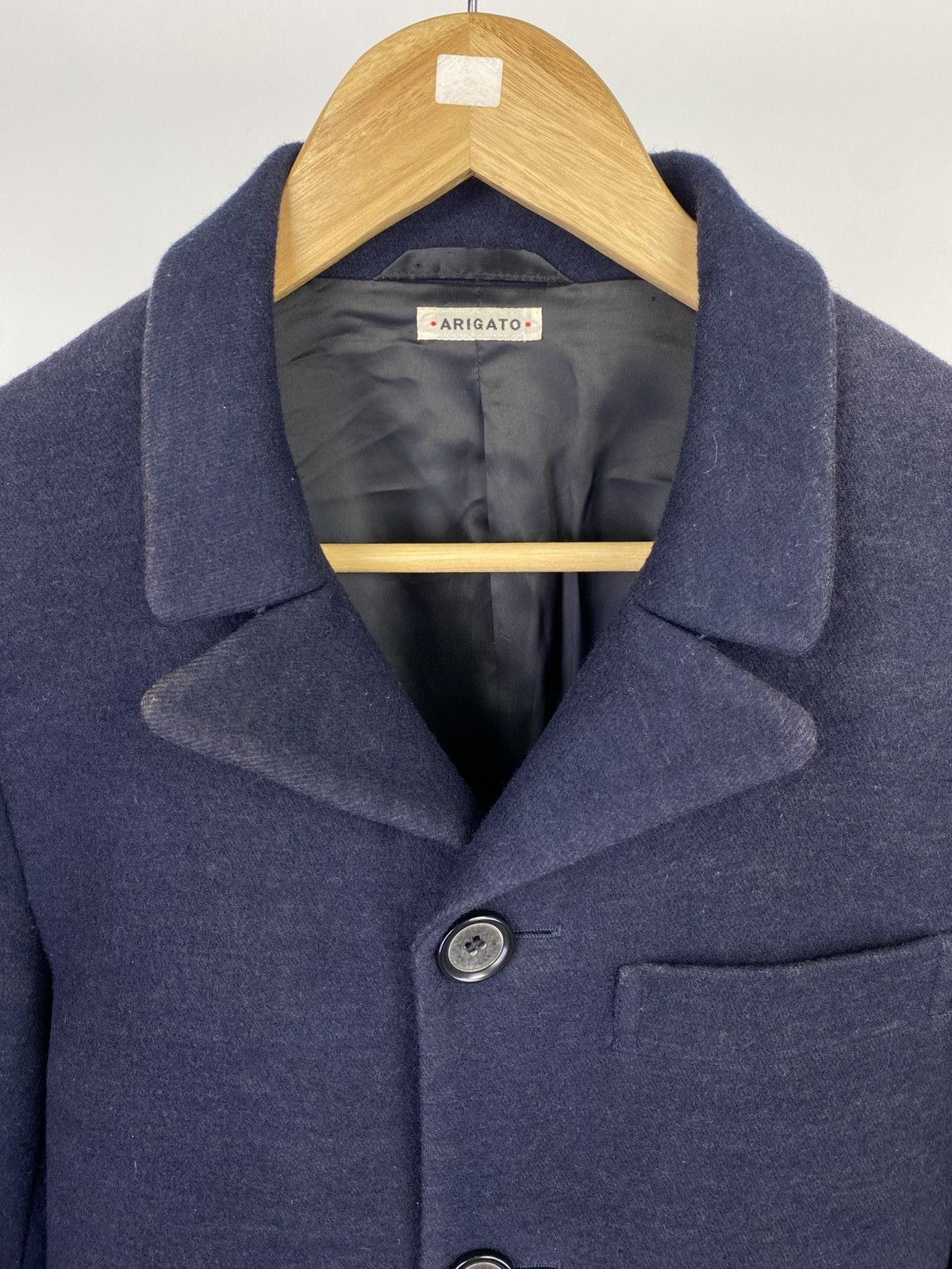 Japanese Brand Blue Blue Japan Sunfaded Indigo Wool Blend Overcoat Size US S / EU 44-46 / 1 - 6 Thumbnail