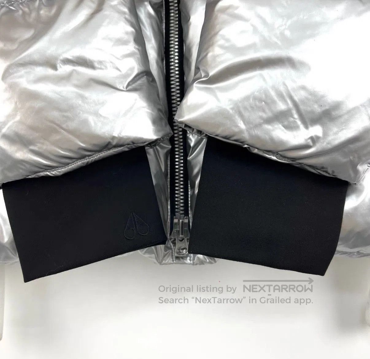 Moose Knuckles Silver Puffer Jacket . Size US M / EU 48-50 / 2 - 4 Thumbnail