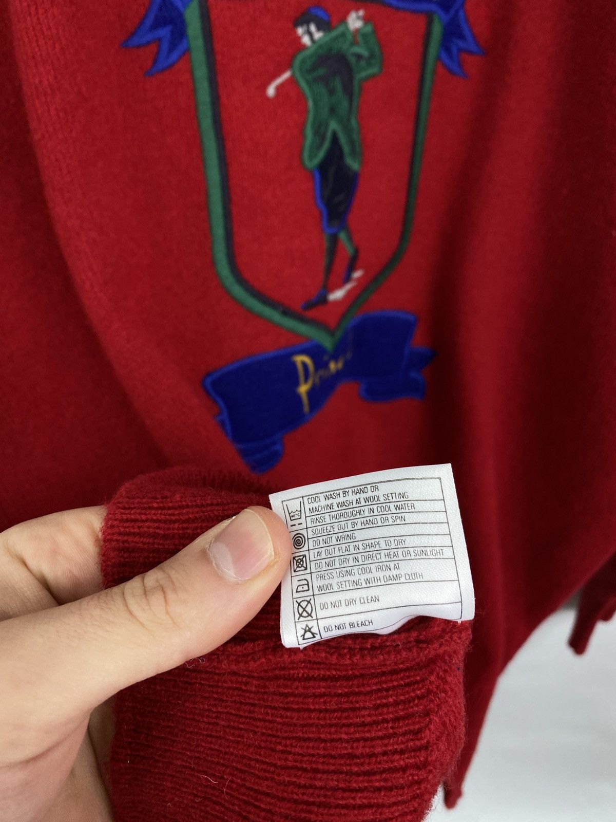 Pringle Of Scotland 🏴󠁧󠁢󠁳󠁣󠁴󠁿 Vintage 90s Pringle Golf Wool Sweater Made in Scotland Y2K Size US L / EU 52-54 / 3 - 7 Thumbnail