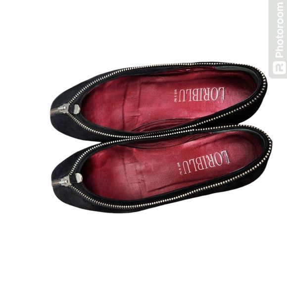 Other Loriblu ballet flats Slip-on Size 37 EU black suede Size US 6 / IT 36 - 3 Thumbnail