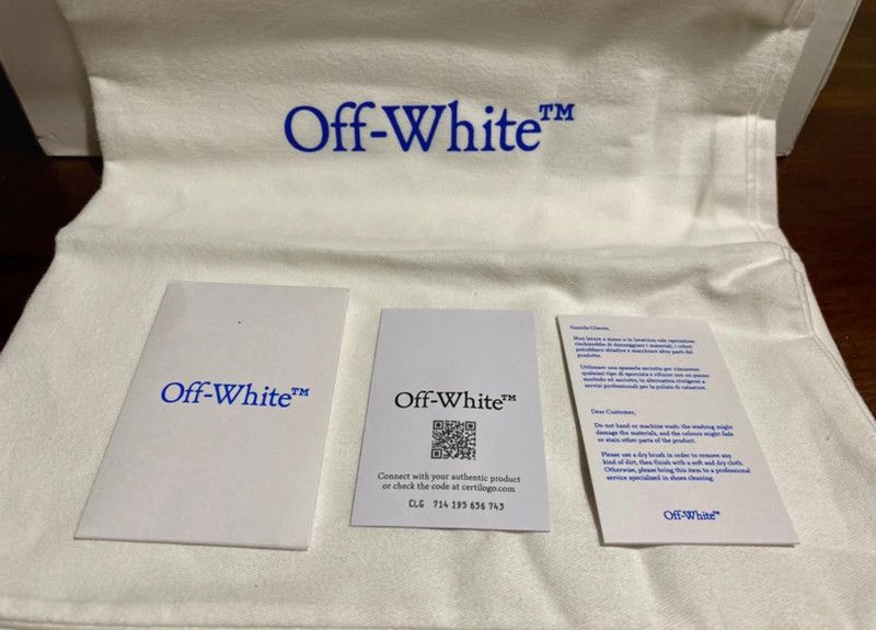 Off-White Off-White Glove Slip On Orange / Black Sneakers Size US 9 / EU 42 - 12 Thumbnail