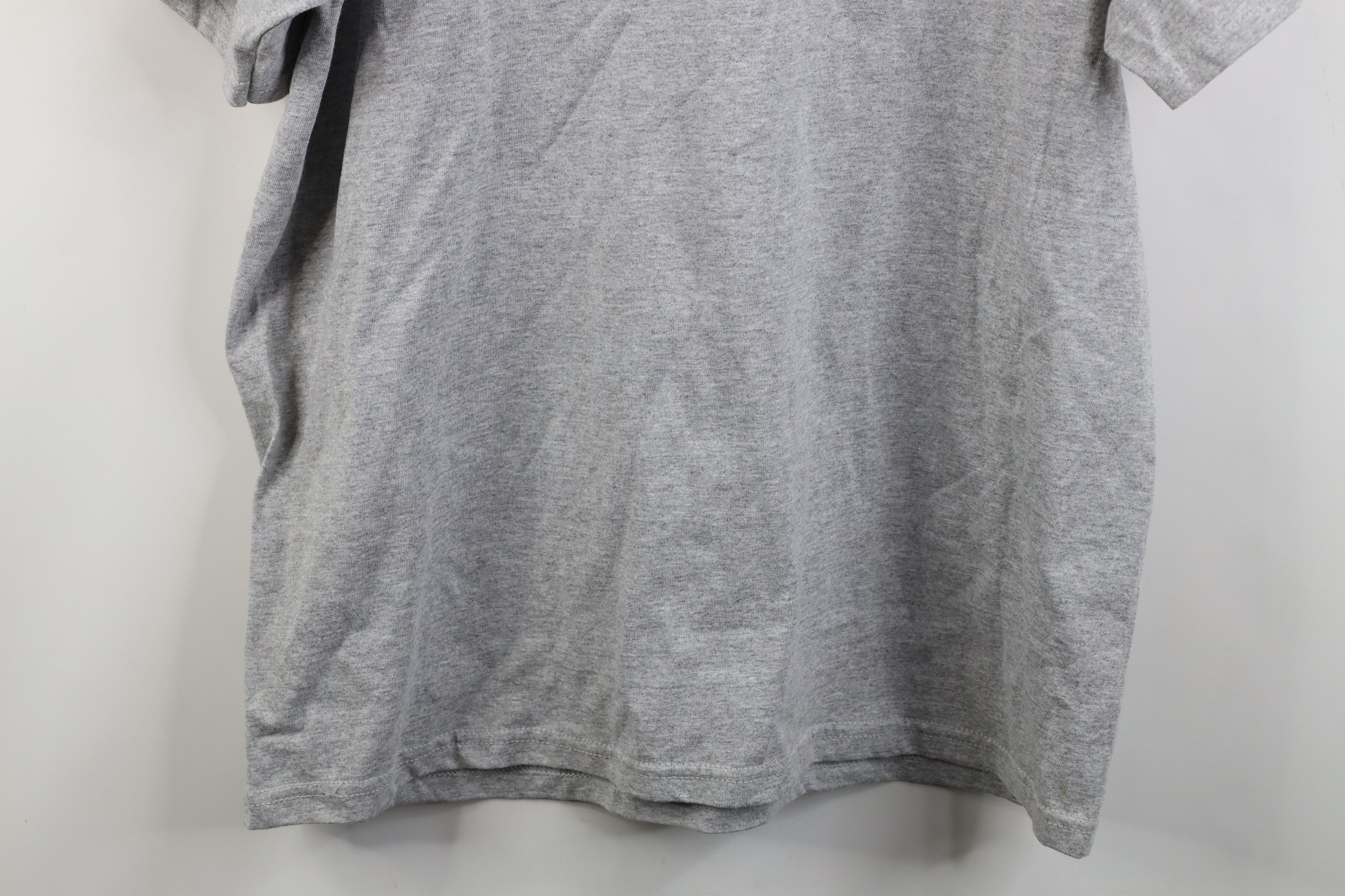 Vintage Vintage 90s University of Michigan Short Sleeve T-Shirt Gray Size US L / EU 52-54 / 3 - 12 Thumbnail