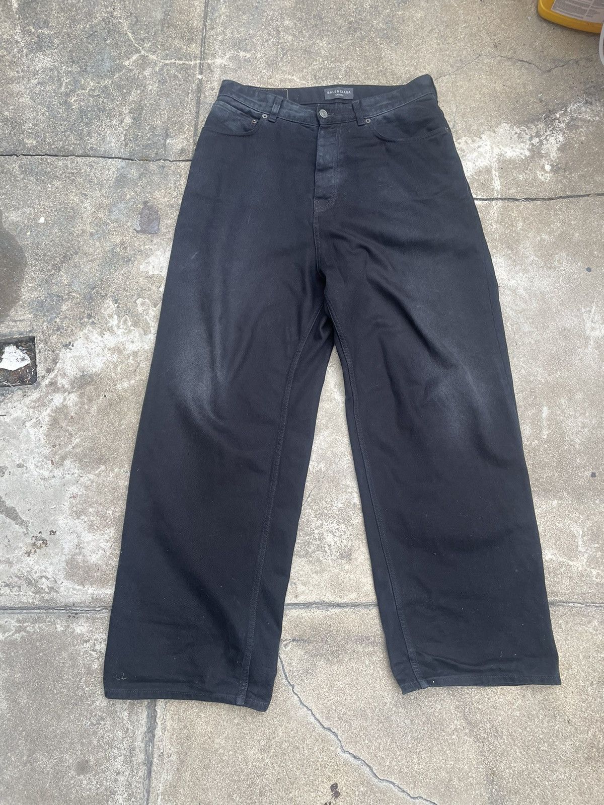 Balenciaga SS24 Size Sticker Baggy Denim Size US 33 - 4 Thumbnail