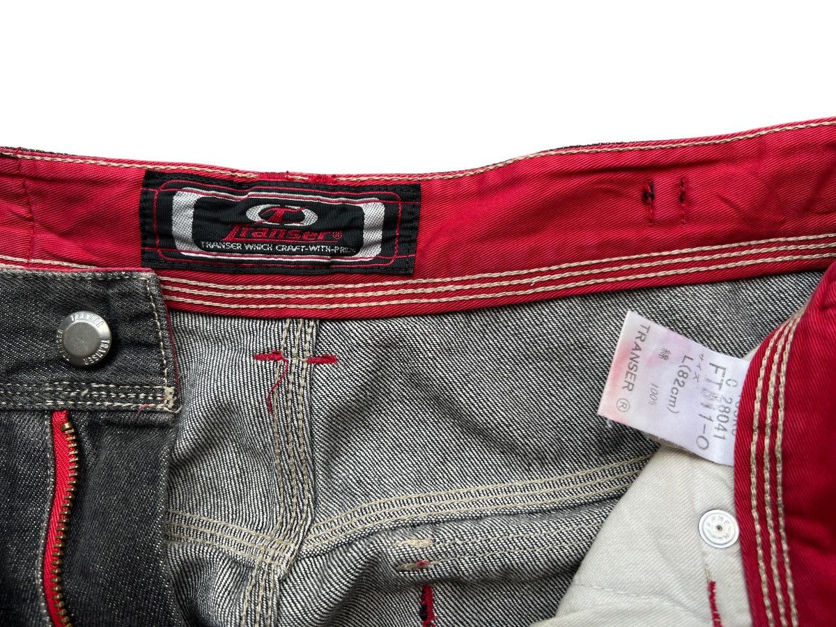 Japanese Brand Transer Jeans Hip Hop Skateboard Multipocket Baggy Jeans 31 Size 31" - 12 Thumbnail