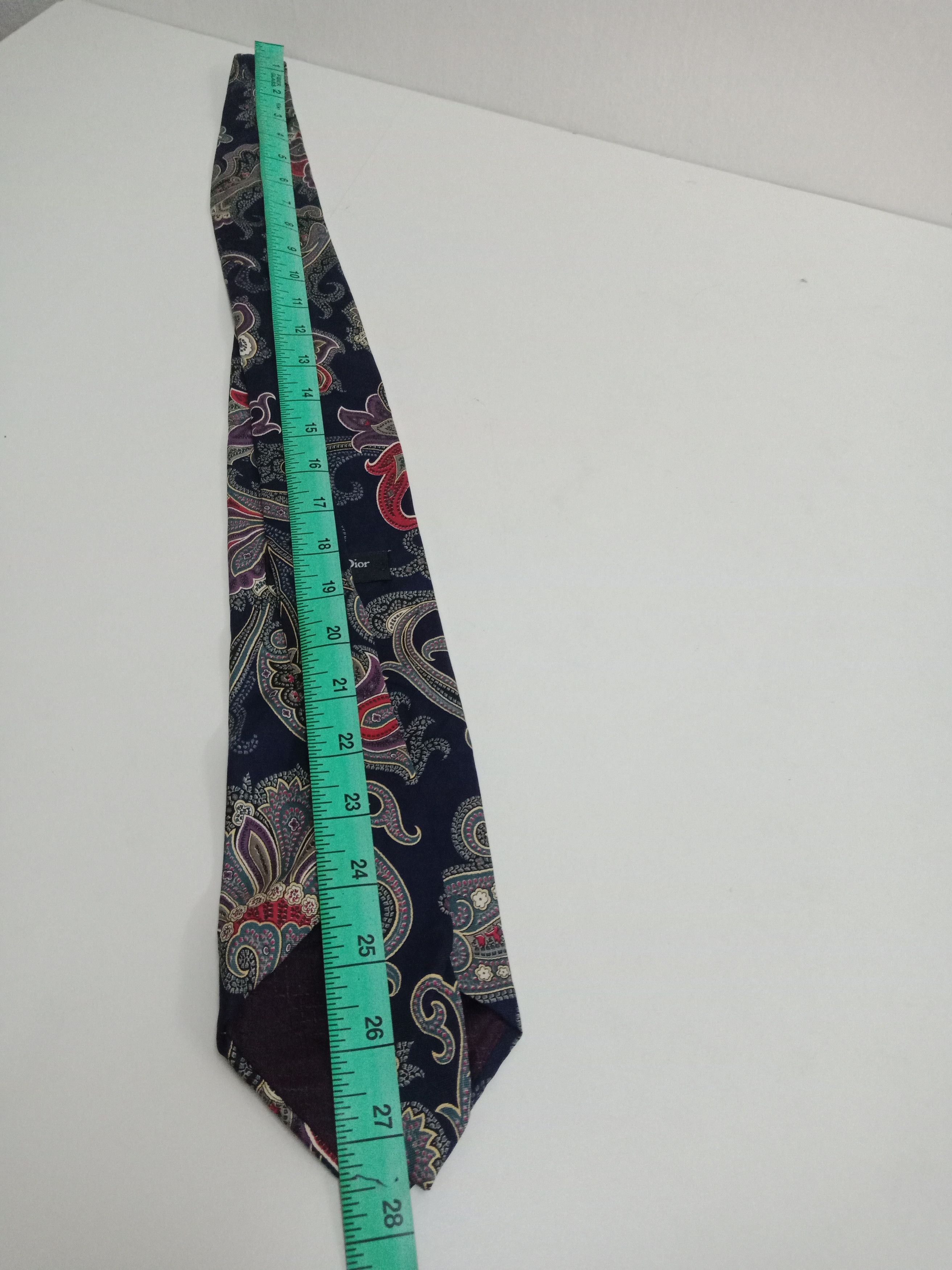 Christian Dior Monsieur Christian Dior Monsieur Paisley 100% Silk Made in USA Size ONE SIZE - 6 Thumbnail