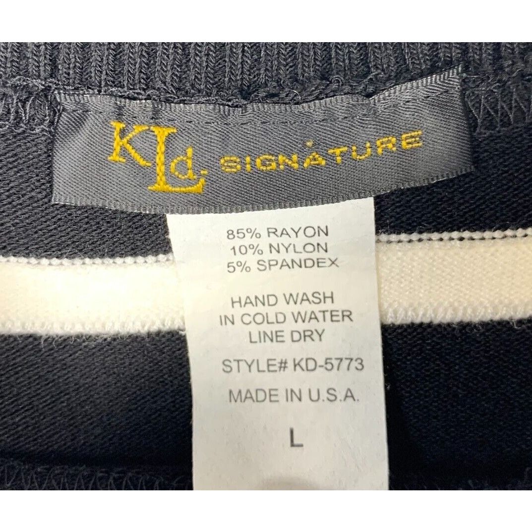 Other KLD Signature Striped Mini Dress Women Large Sleeveless READ Size L / US 10 / IT 46 - 4 Thumbnail