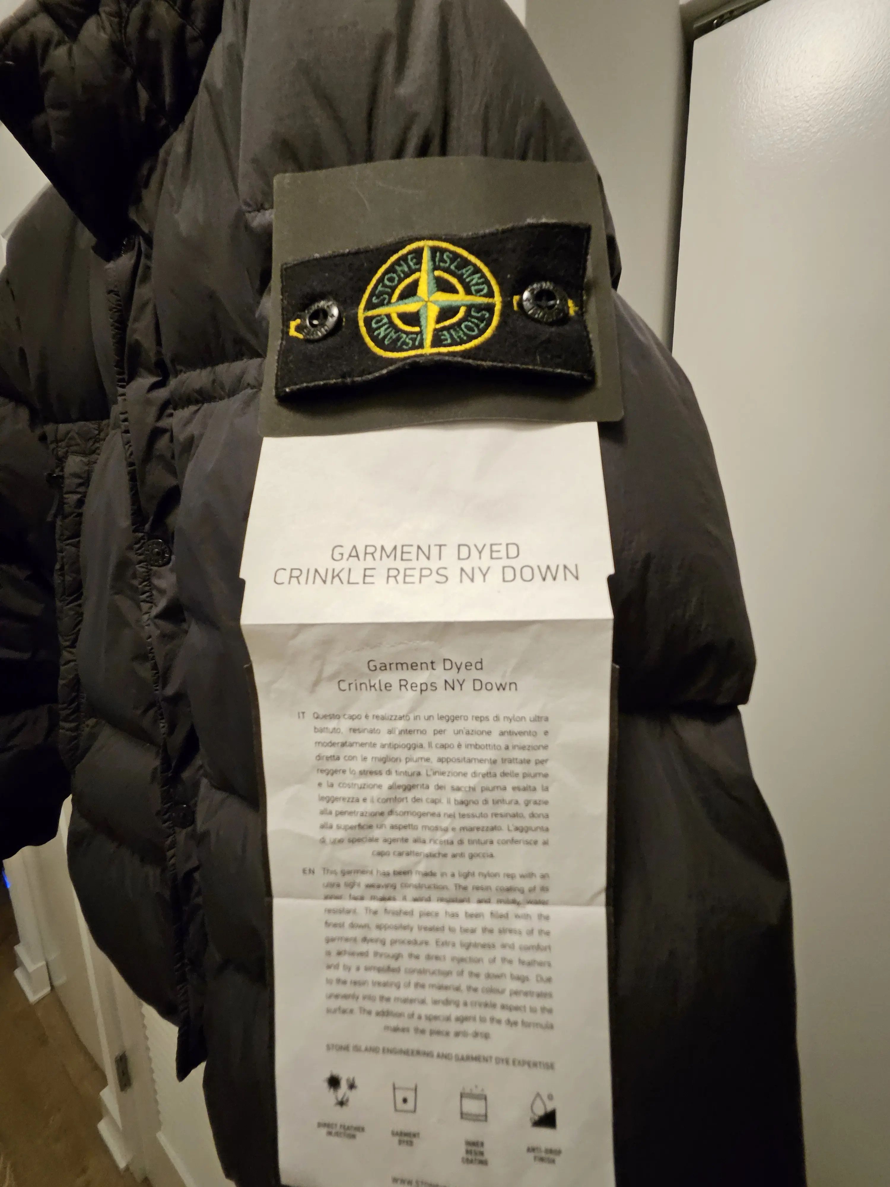 Stone Island Stone Island Garment Dyed Crinkle Reps NY Down Jacket Size US XXL / EU 58 / 5 - 3 Thumbnail