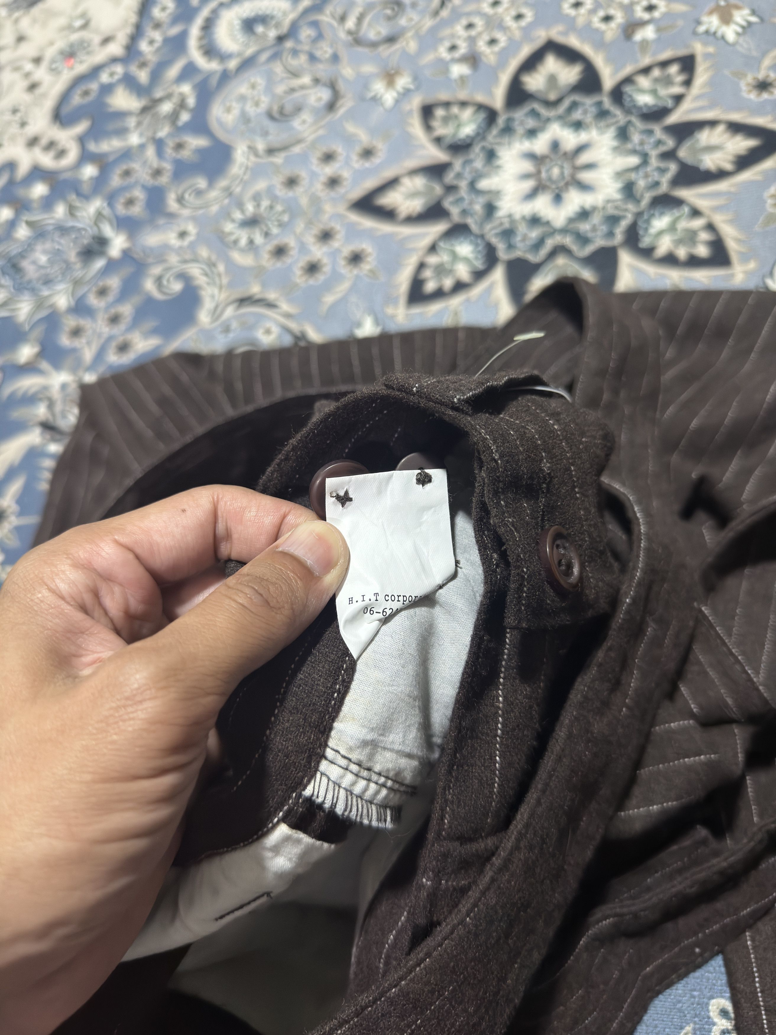 Japanese Brand × Vintage Japanese Brand HIT Project XXXS-S32 Flare Striped Wool Pants Size US 30 / EU 46 - 8 Thumbnail