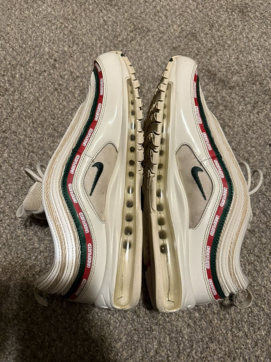 Nike × Undefeated Nike x Undefeated Air Max 97 (White) Size US 13 / EU 46 - 1 Thumbnail