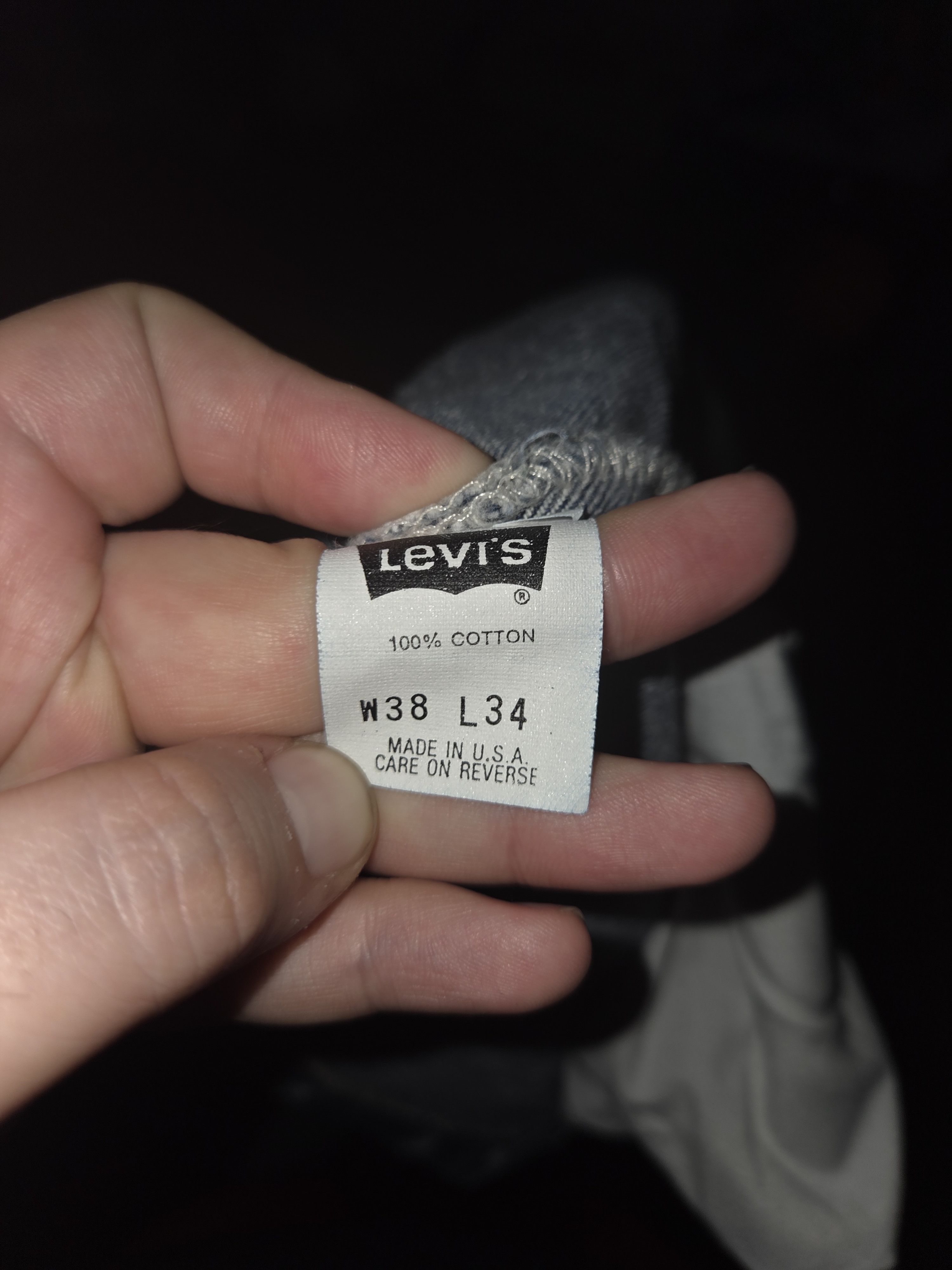Levi's Vintage 90s Levi's 501 Men's Jeans Made In USA 34x30 Size US 38 / EU 54 - 6 Thumbnail