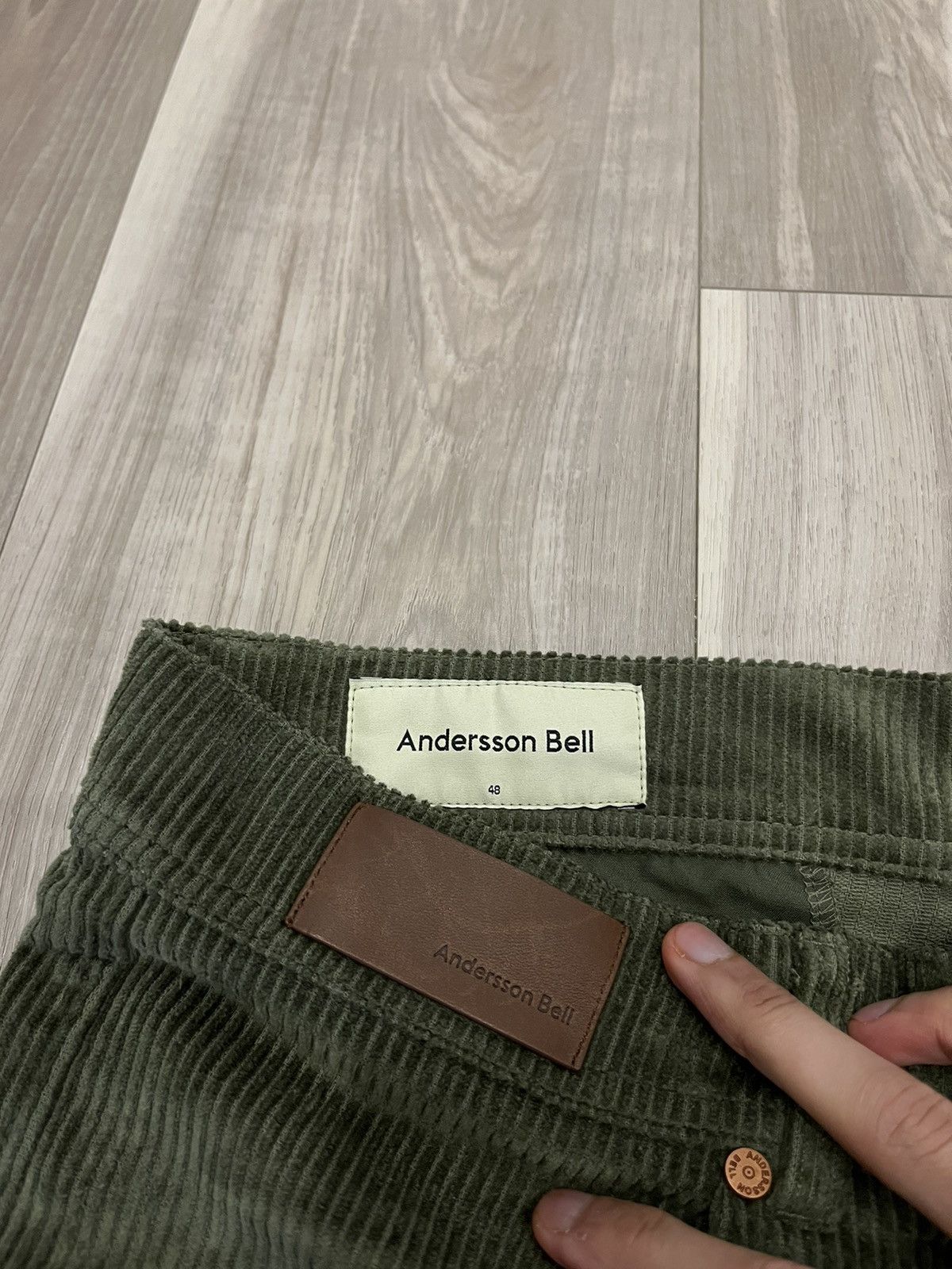 Andersson Bell Andersson Bell Corduroy green Cargos! Size US 32 / EU 48 - 4 Thumbnail