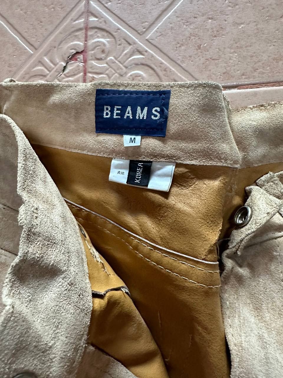 Beams Plus × Leather Beams Suede Trousers Leather Size US 28 / EU 44 - 13 Thumbnail