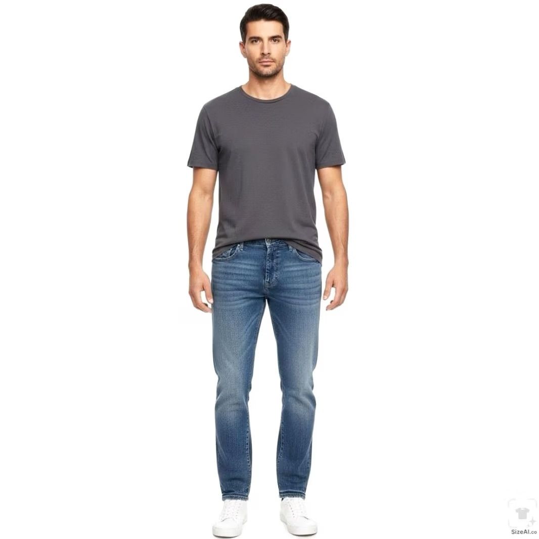 True Religion True Religion Geno Jeans Mens 36x31 Blue Light Wash Relaxed Tapered Zip Fly Size US 36 / EU 52 - 4 Thumbnail
