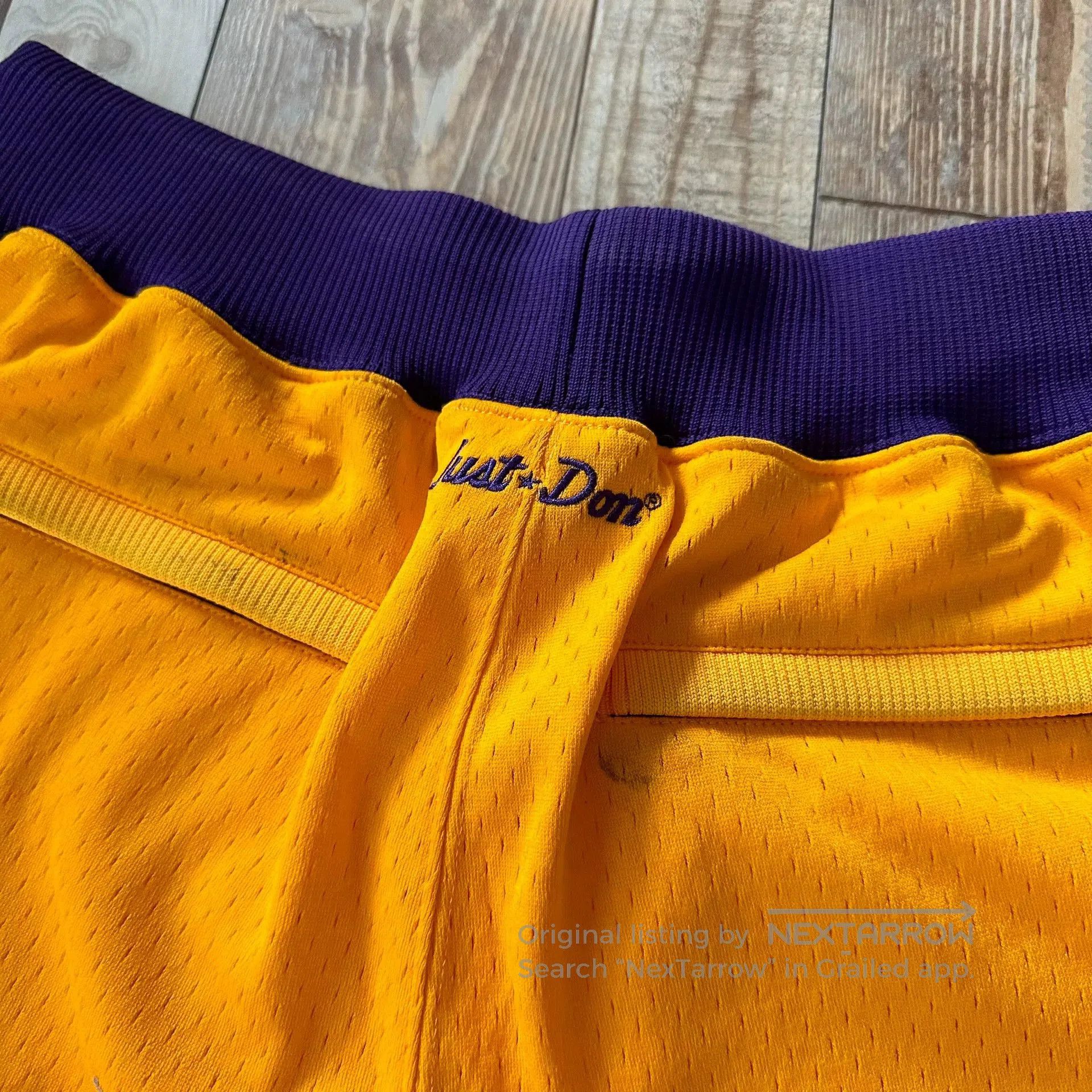 Just Don NBA Lakers Mesh Shorts. Size US 30 / EU 46 - 8 Thumbnail