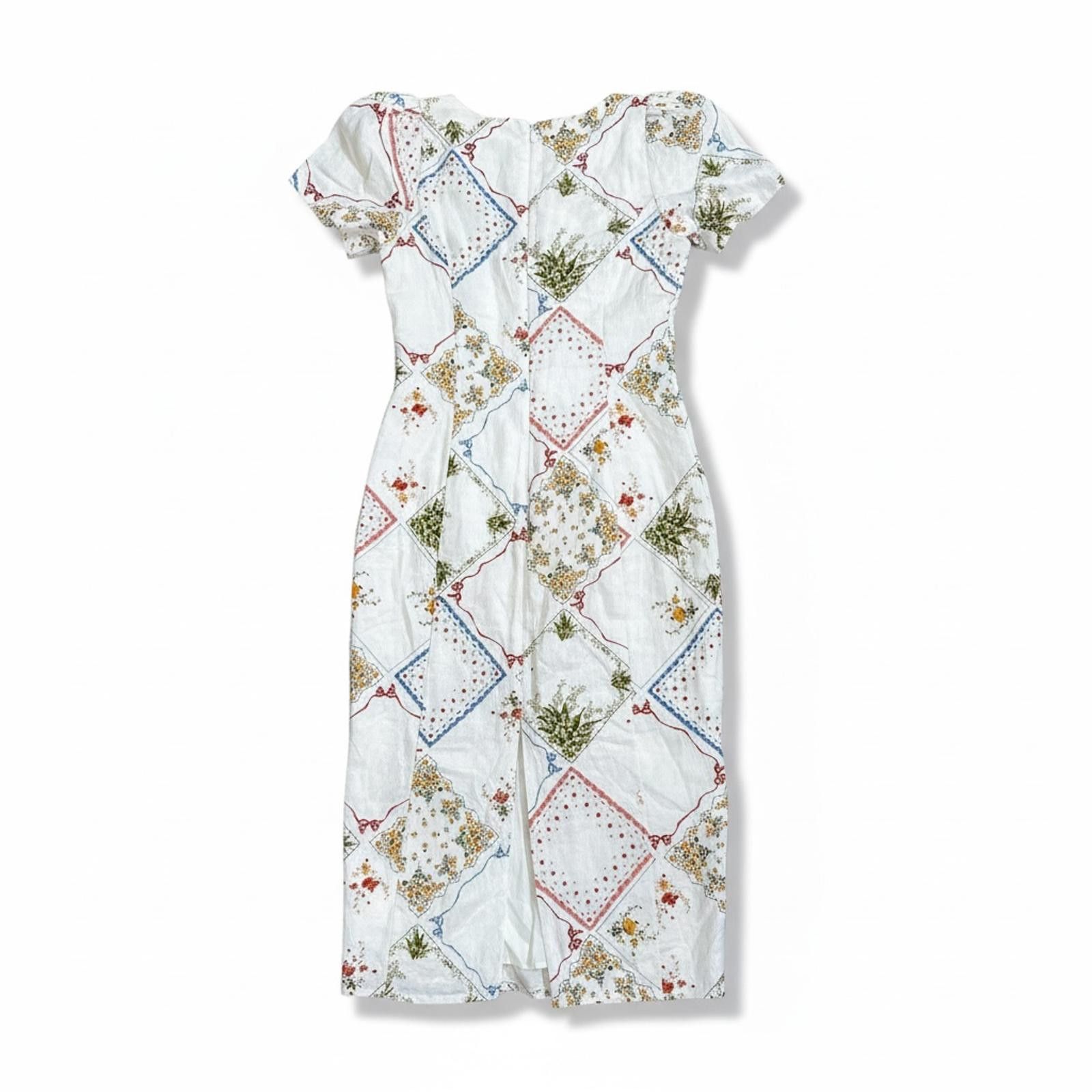 Other Reformation Pierce Linen Dress Sz 8 Midi 100% Linen $228 Size M / US 6-8 / IT 42-44 - 2 Thumbnail
