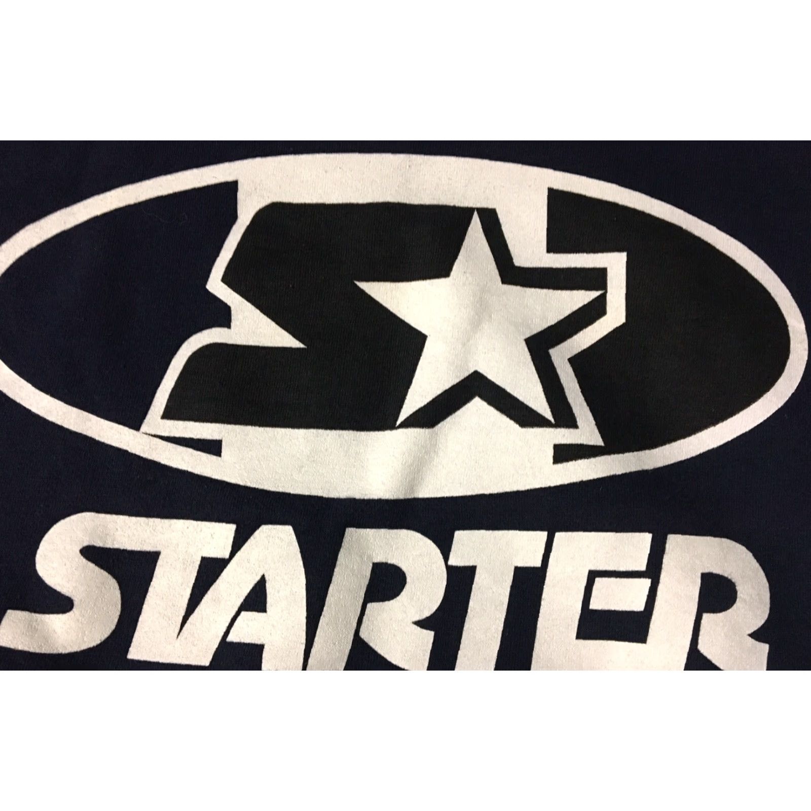 Starter VINTAGE 90s Starter Spellout Sweatshirt XXL Navy Basketball Hip Hop USA Shirt Men 2XL Blue Size US XXL / EU 58 / 5 - 2 Thumbnail