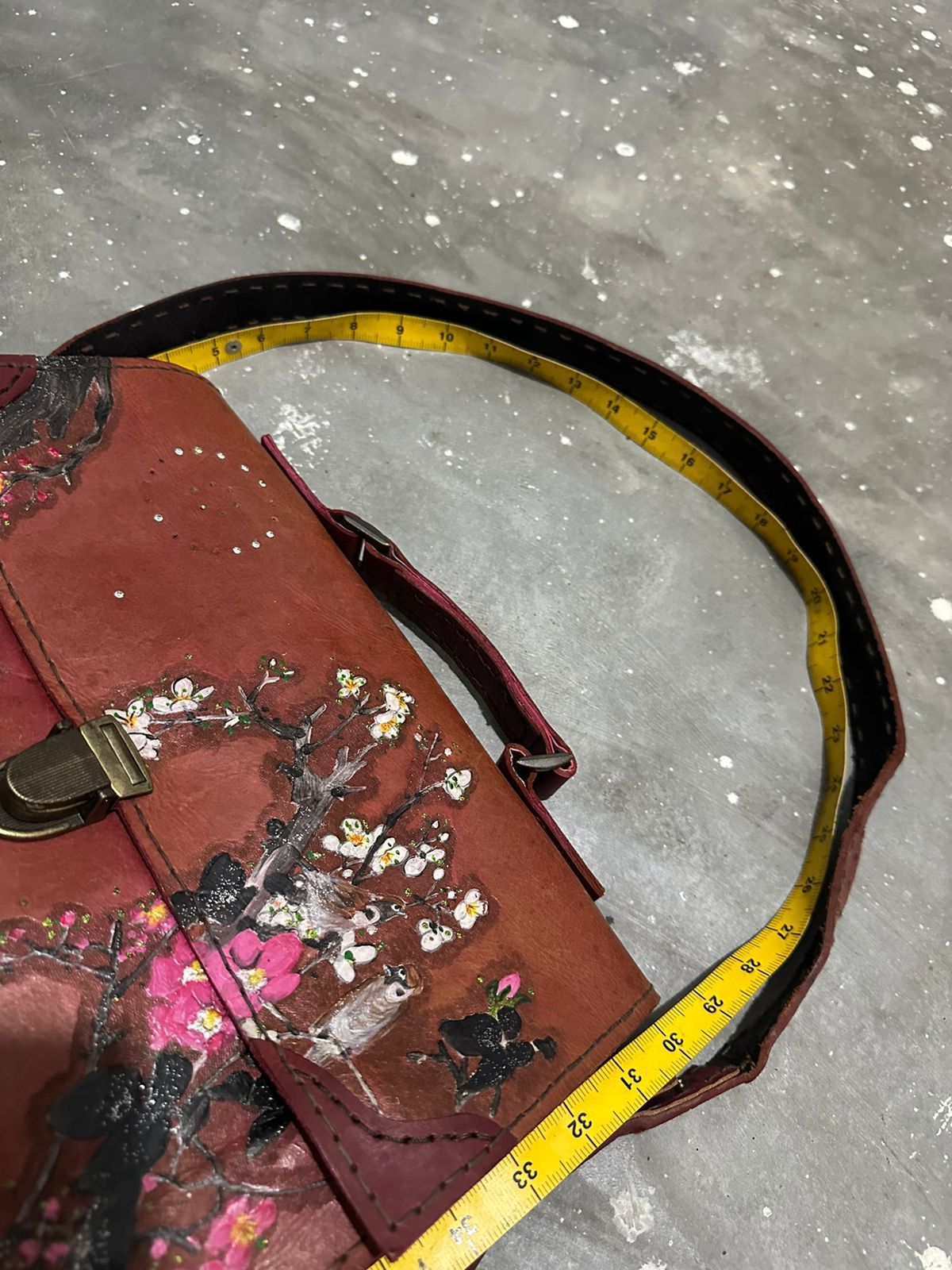 Beautiful Art Leather Bag
