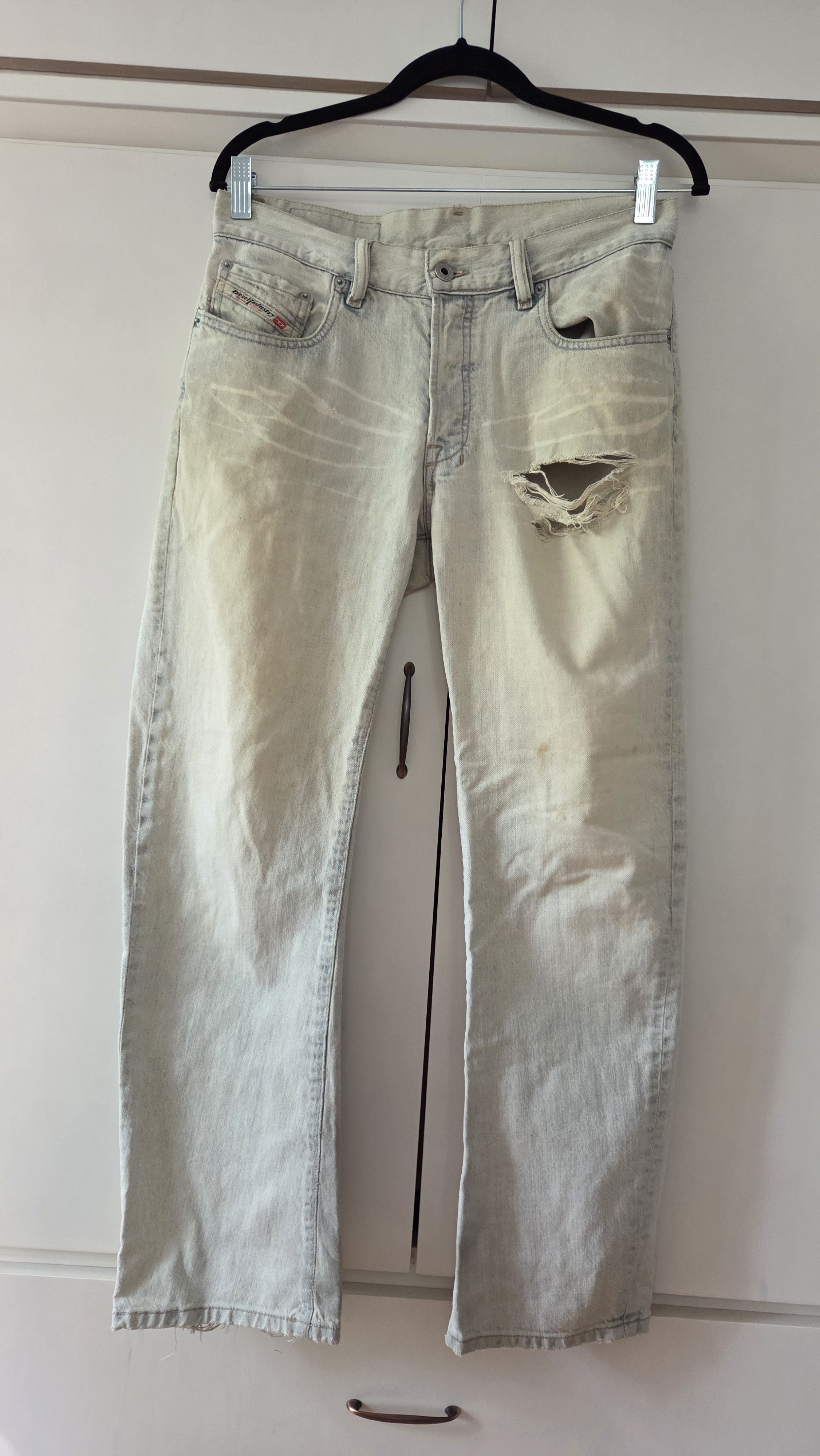 Diesel Diesel Men’s Jeans 32x29 – Light Sand Wash Size US 32 / EU 48 - 15 Thumbnail