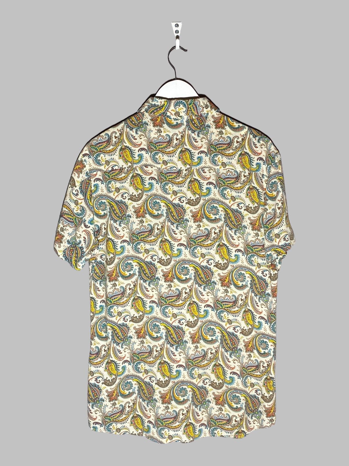 Etro Etro Milano Paisley Pattern All Over Print Button Up Shirt Size US XL / EU 56 / 4 - 2 Thumbnail