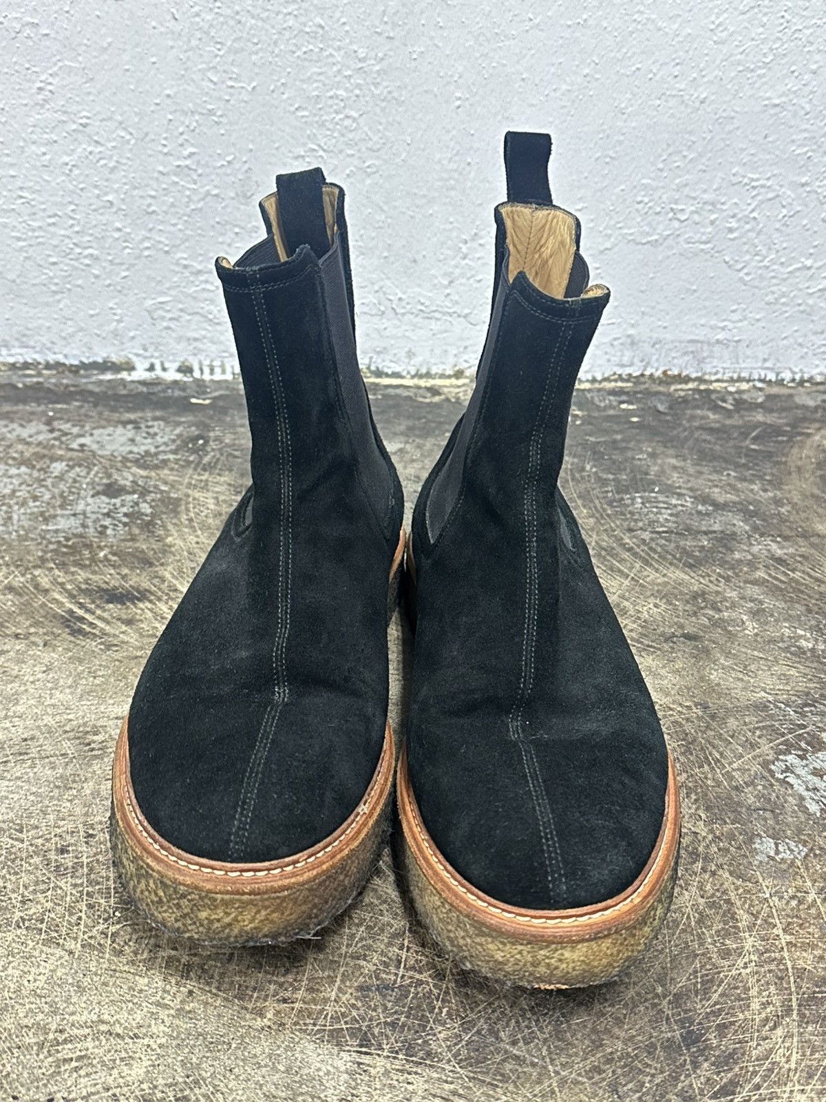 Represent Clo. Represent Suede Chelsea Boot in Black Size 10 Made in Italy Size US 10 / EU 43 - 3 Thumbnail