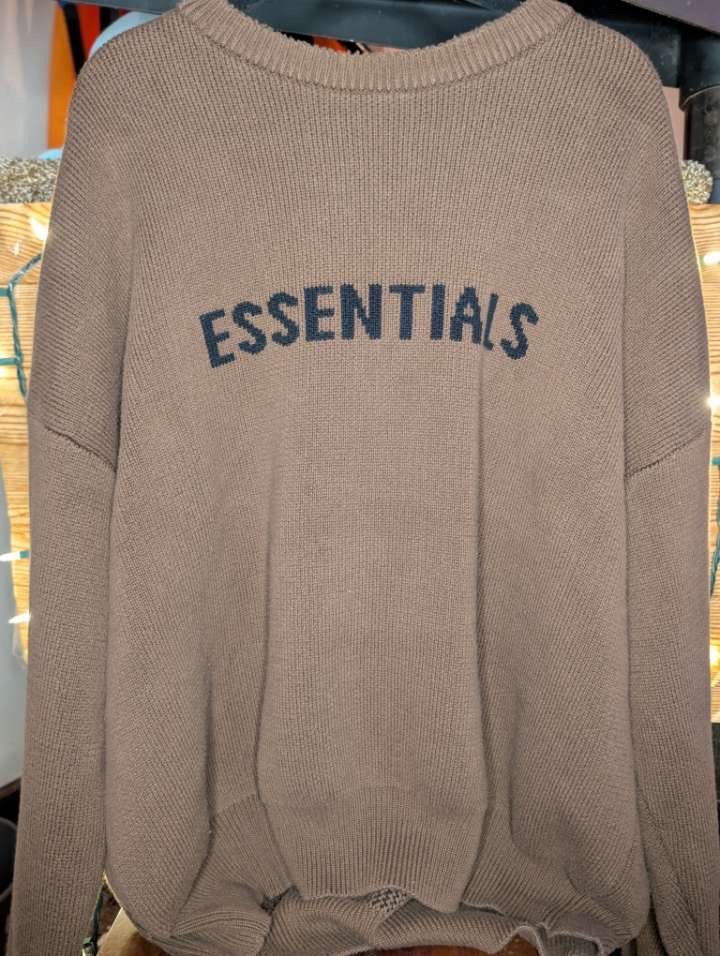 Essentials fear of god knitted crewneck