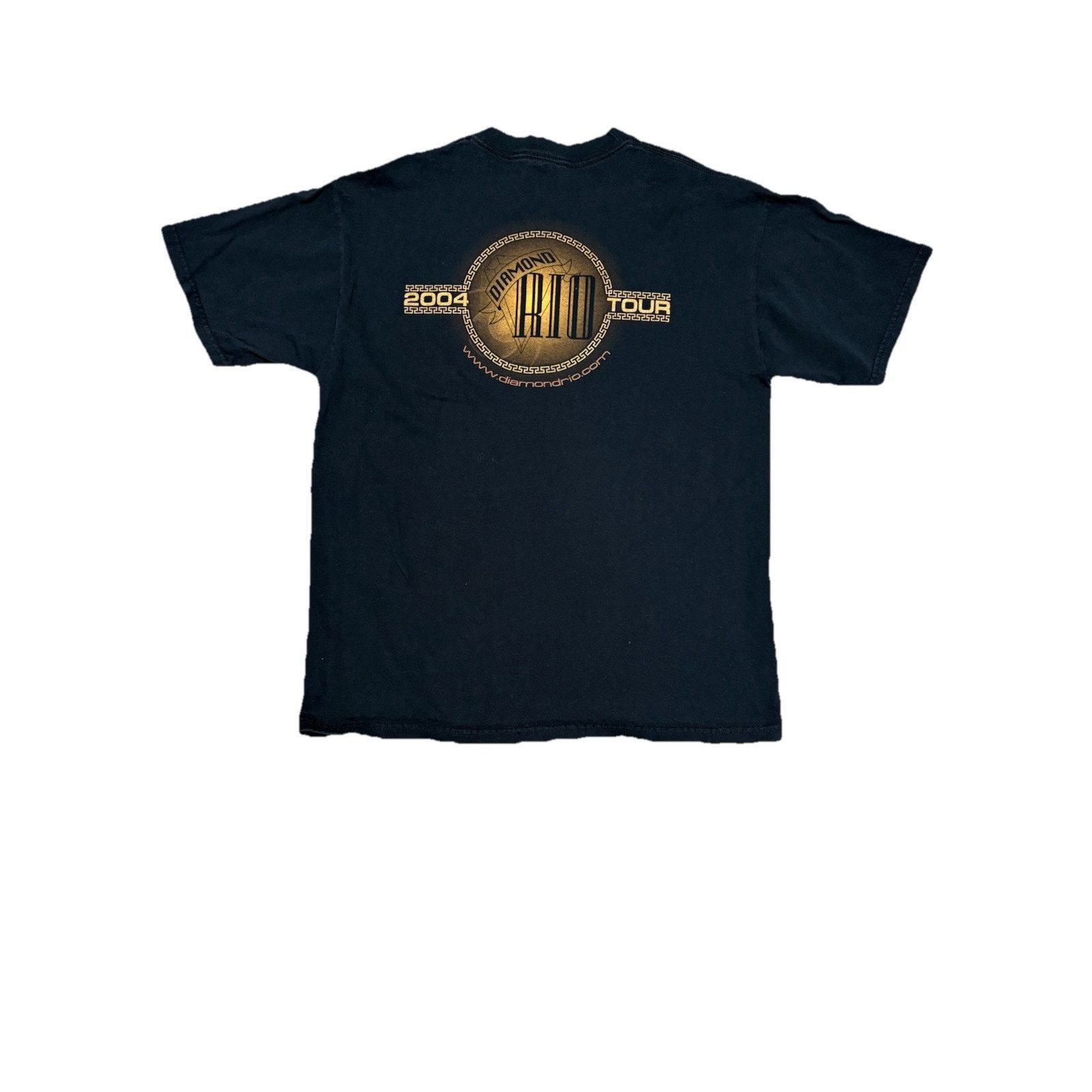 Gildan Vintage Y2K Diamond Rio Band T Shirt Size L Size US L / EU 52-54 / 3 - 3 Thumbnail