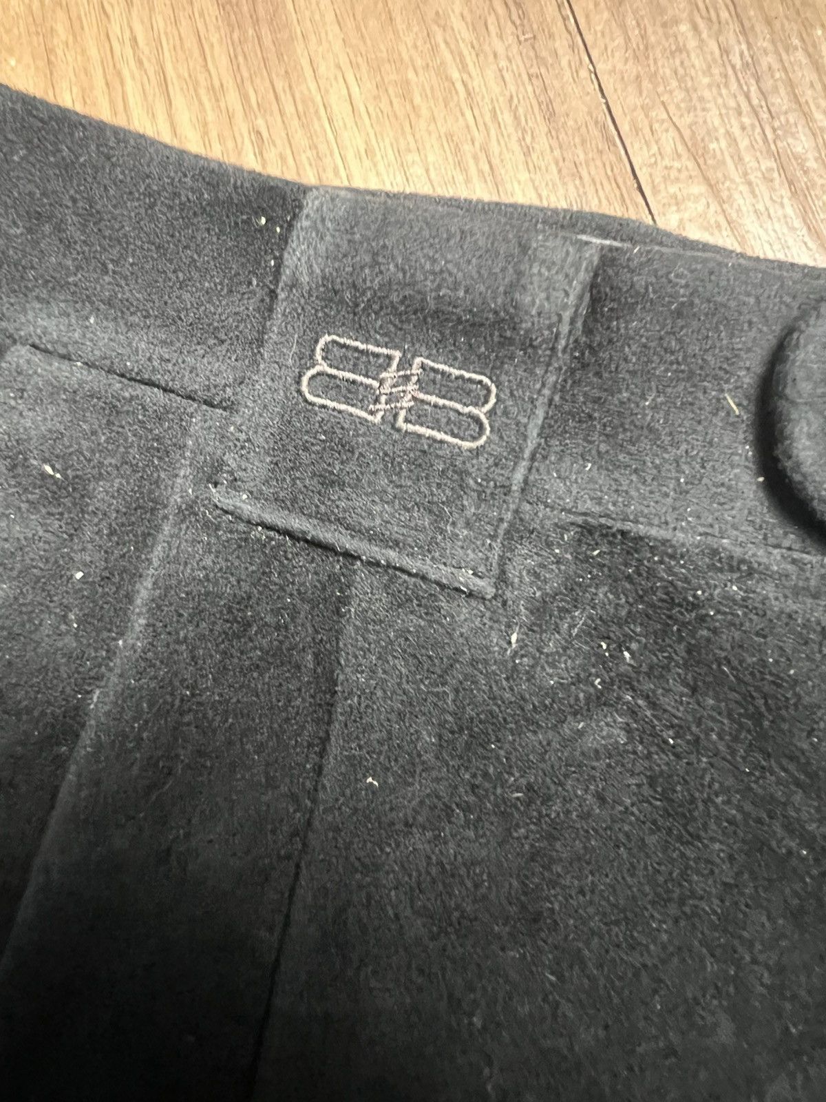 Balenciaga VINTAGE BALENCIAGA BB Sports Velvet Trousers (40) Size US 31 - 8 Thumbnail