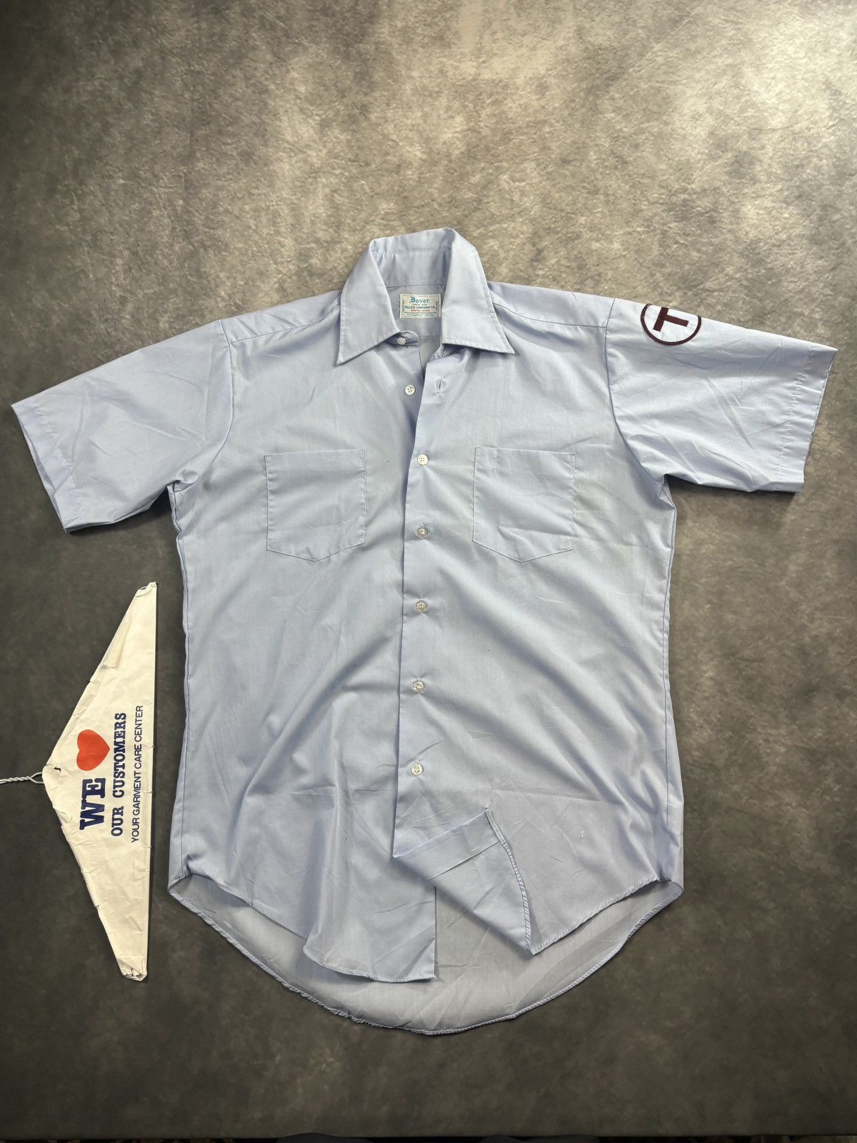 Vintage 1980s Vintage Work Shirt Security Uniform Shortsleeve Summer Size US S / EU 44-46 / 1 - 2 Thumbnail