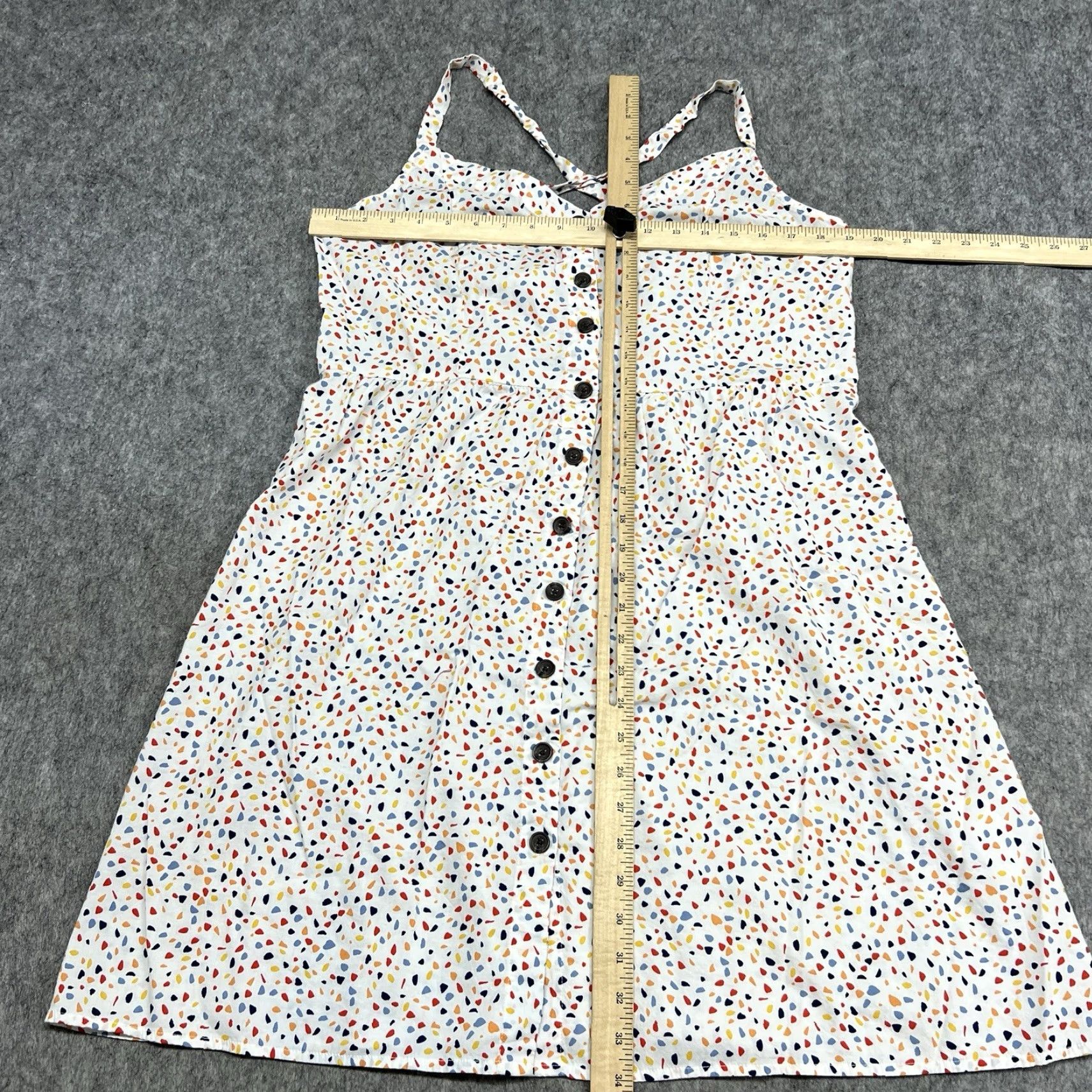 Banana Republic Banana Republic Dress Womens XL Button Front Tank Strappy Summer Casual Sundress Size XL / US 12-14 / IT 48-50 - 4 Thumbnail