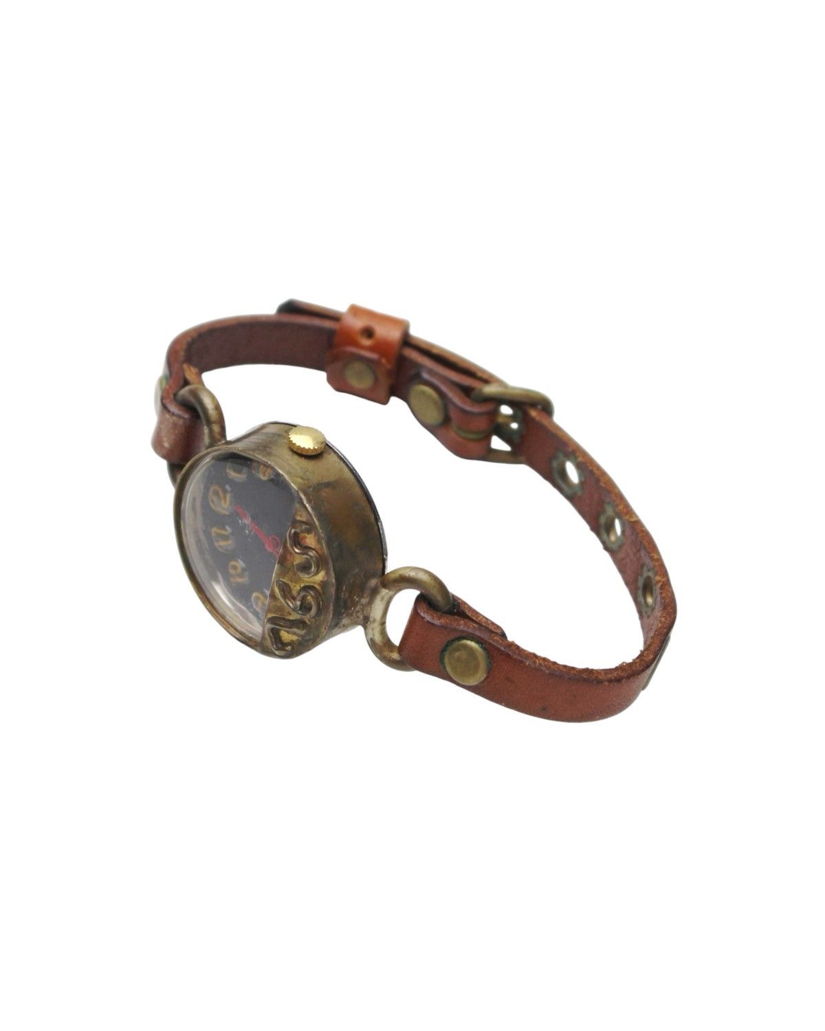 Japanese Brand × Vintage 2000S JAPANESE HANDCRAFTED STEAMPUNK BRASS CASE WATCH Size ONE SIZE - 4 Thumbnail