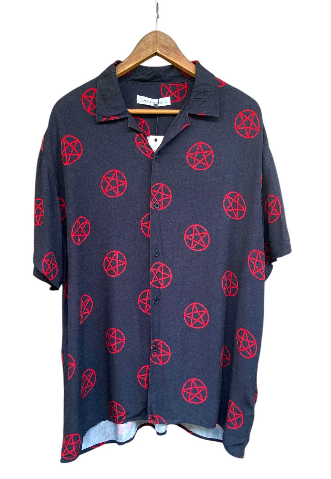 Seditionaries Rayon Pentagram Shirts Size US L / EU 52-54 / 3 - 1 Thumbnail