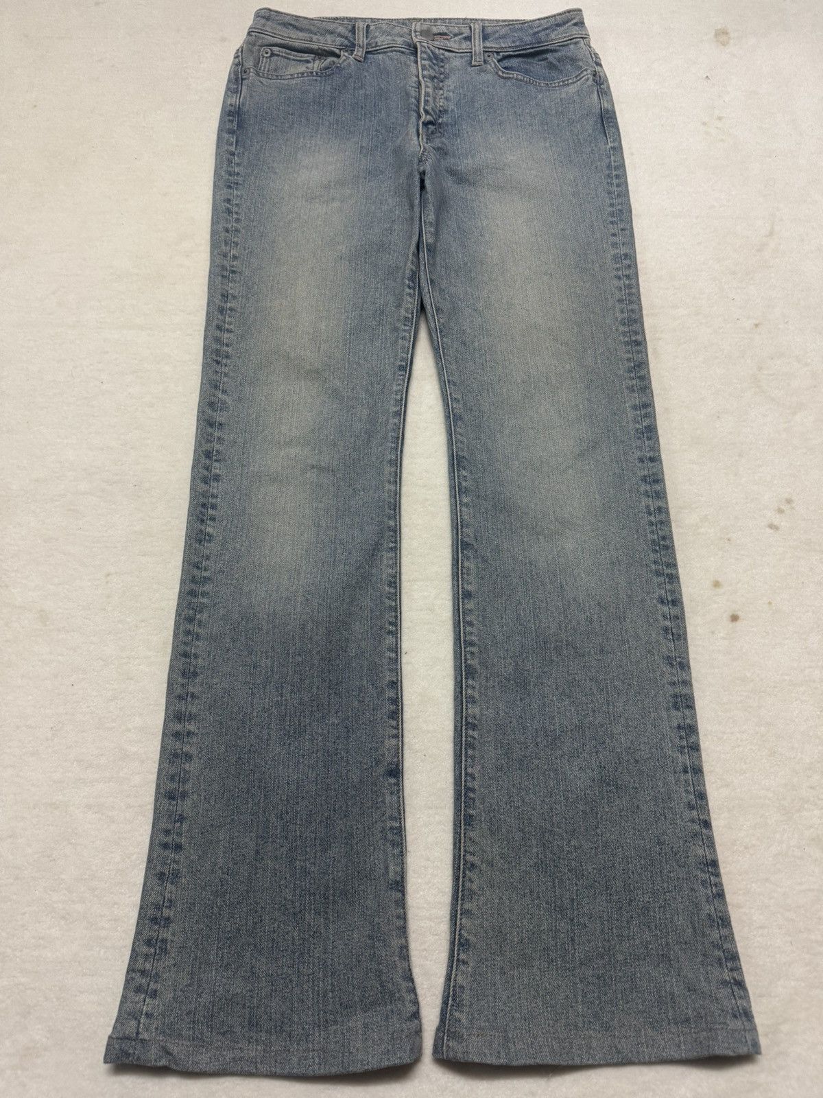 Japanese Brand VINTAGE 1990s JAPANESE FLARED WOLF MUDMAX WASHED INSANE Size US 29 - 1 Thumbnail
